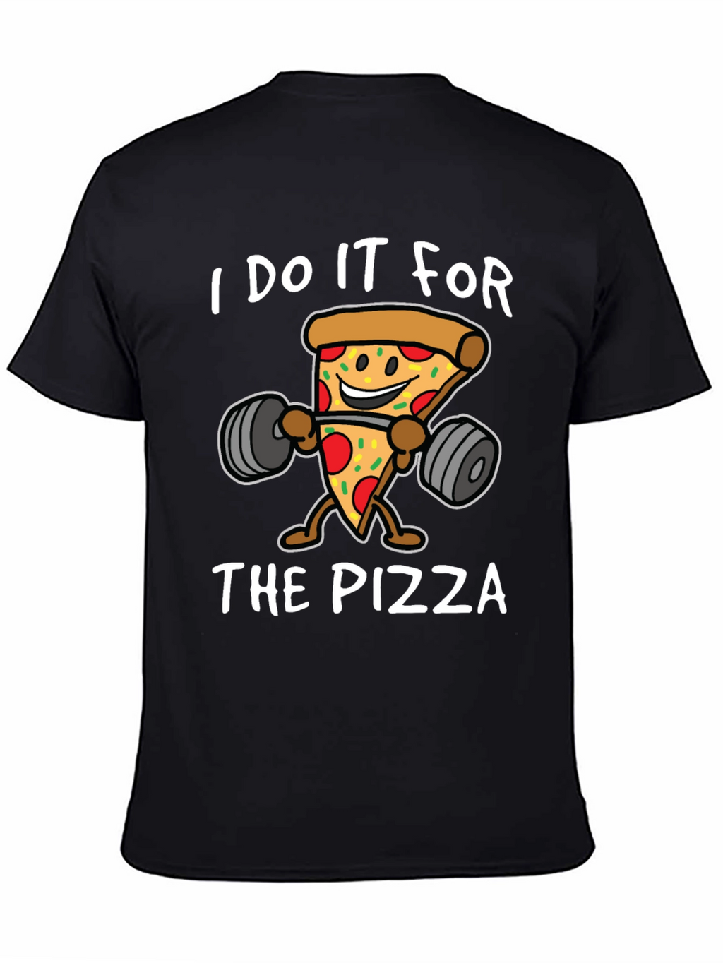 Pizza Gym Black T-Shirt