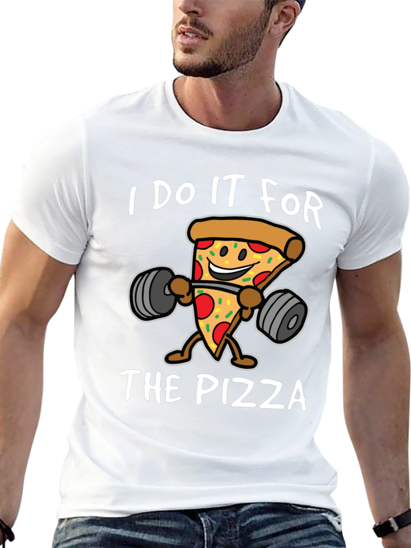 Pizza Gym Black T-Shirt