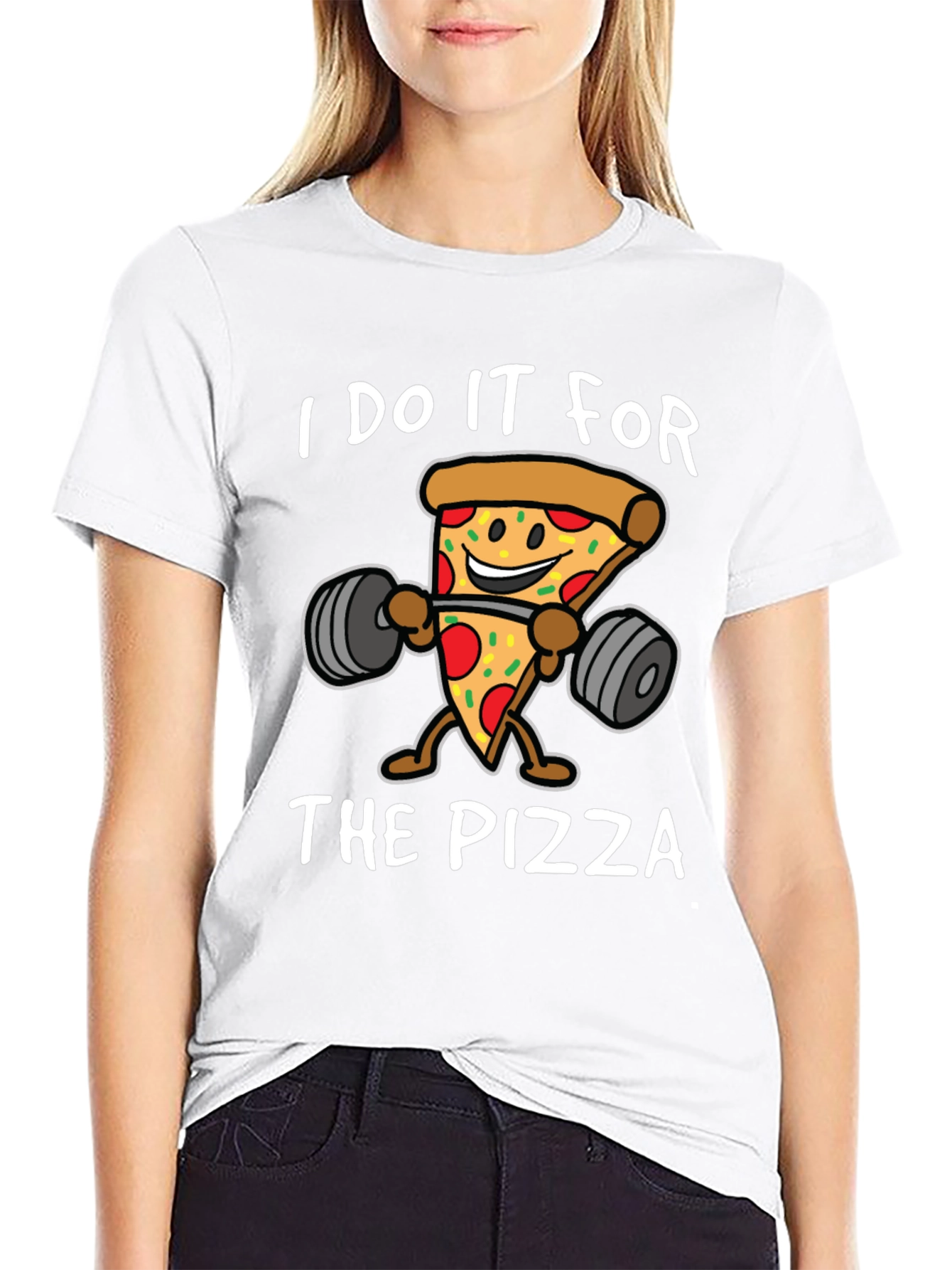 Pizza Gym Black T-Shirt