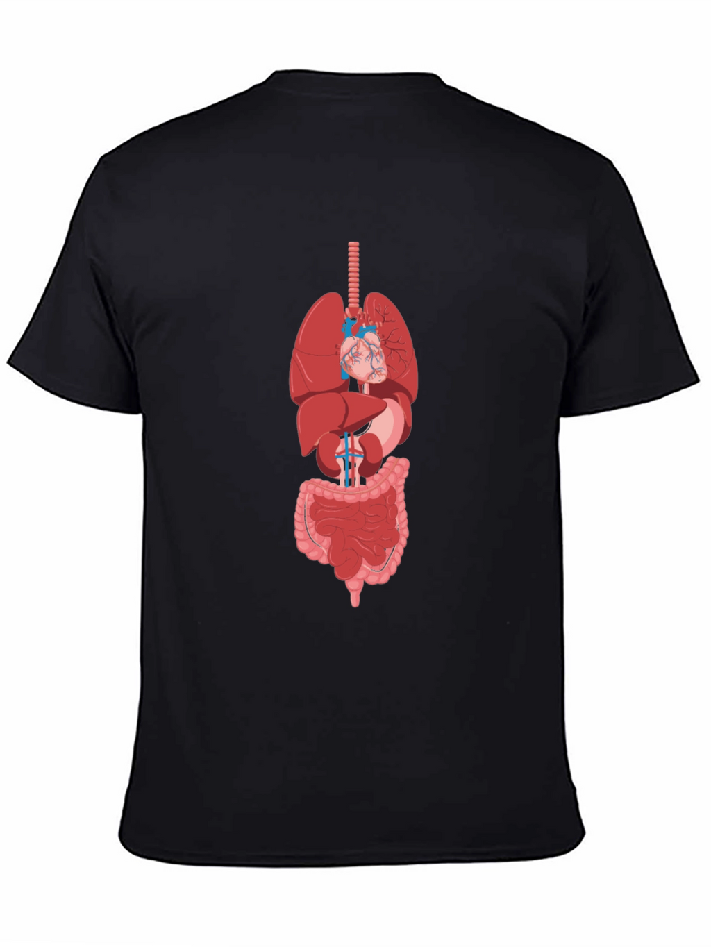 Anatomy Print T-Shirt - Unique Graphic Tee