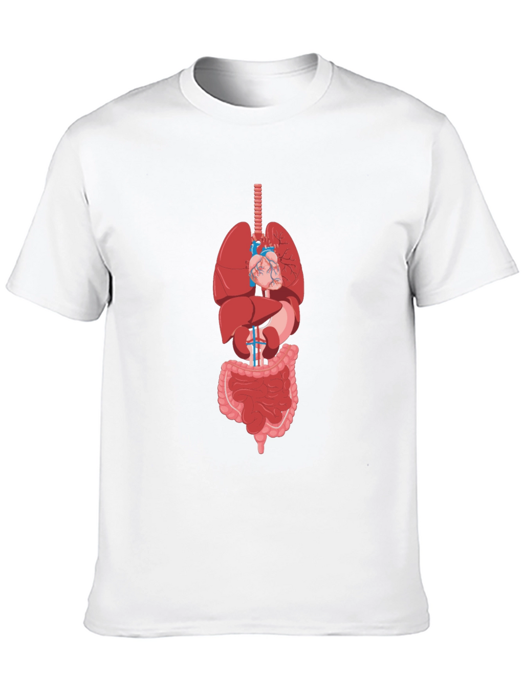 Anatomy Print T-Shirt - Unique Graphic Tee