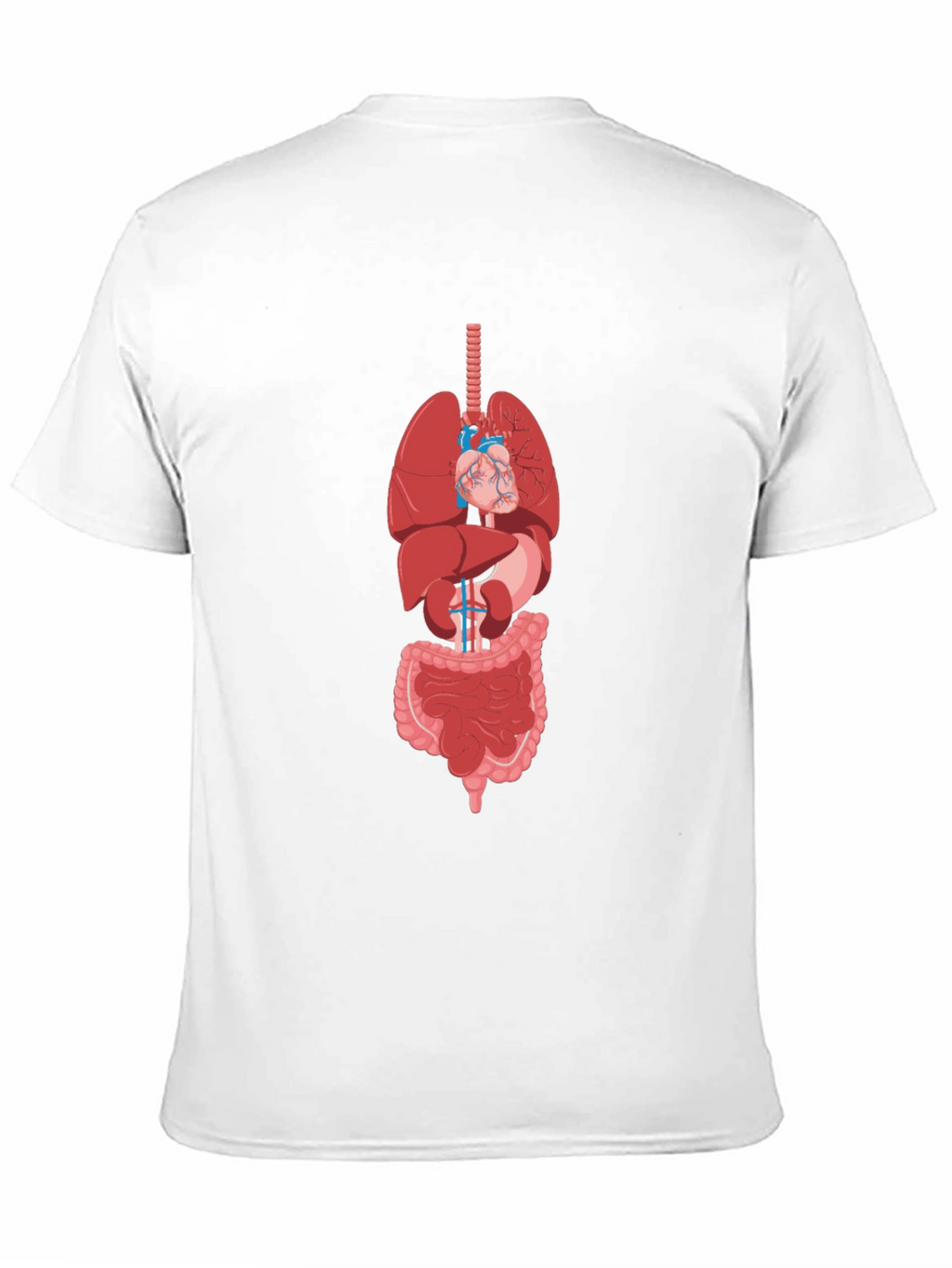 Anatomy Print T-Shirt - Unique Graphic Tee