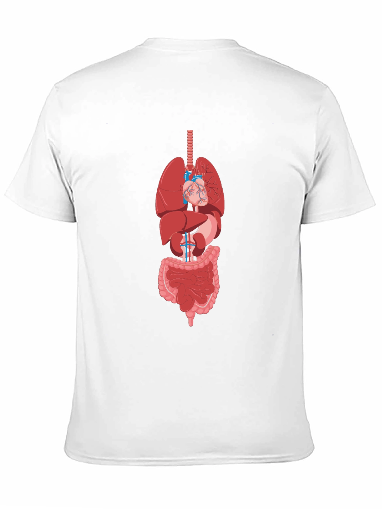 Anatomy Print T-Shirt - Unique Graphic Tee