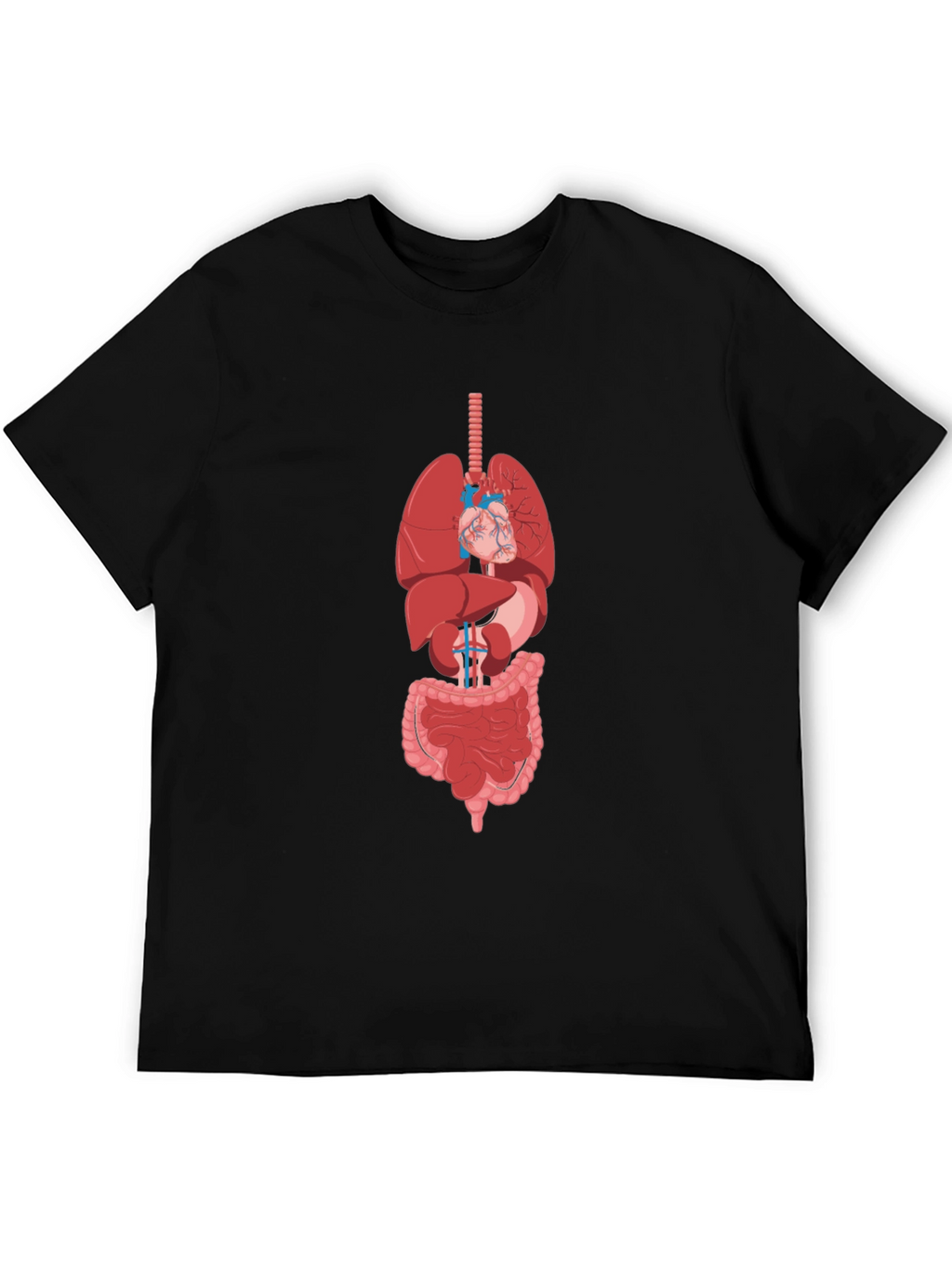 Anatomy Print T-Shirt - Unique Graphic Tee