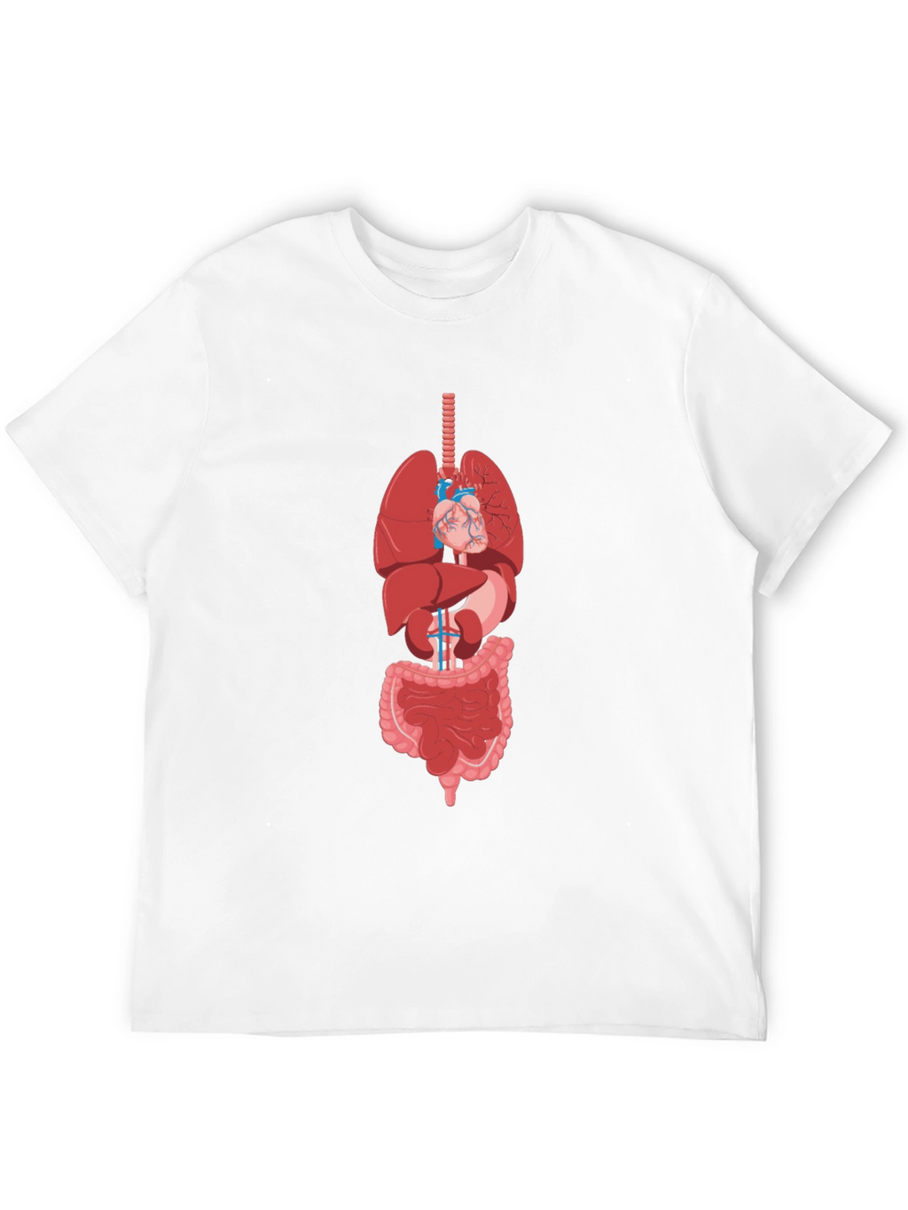 Anatomy Print T-Shirt - Unique Graphic Tee