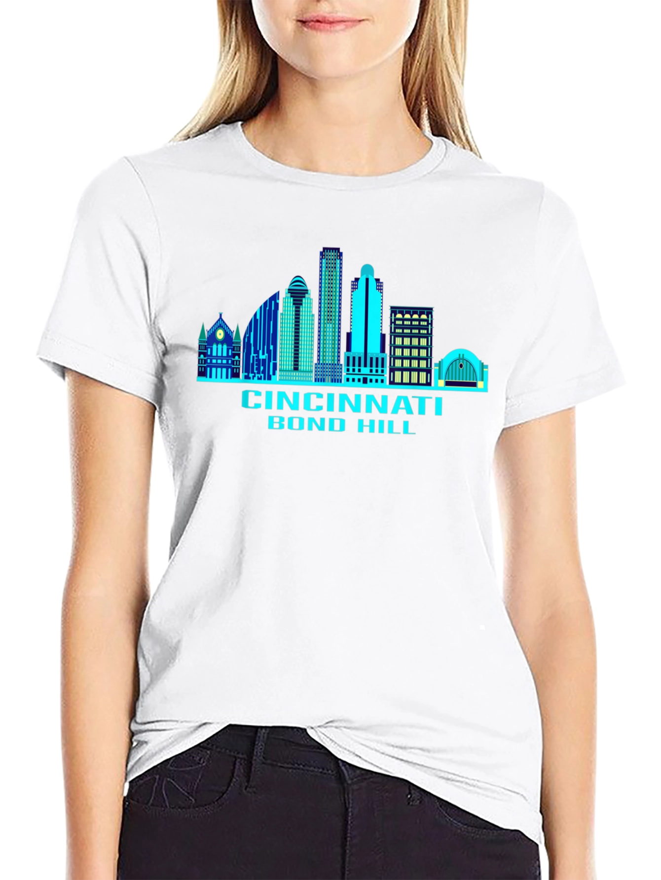 Cincinnati Skyline T-Shirt - Bond Hill