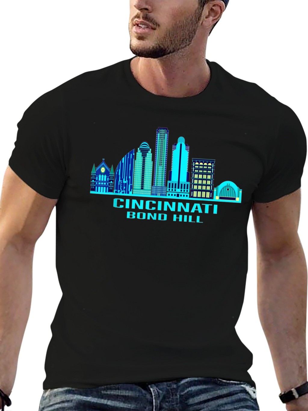 Cincinnati Skyline T-Shirt - Bond Hill
