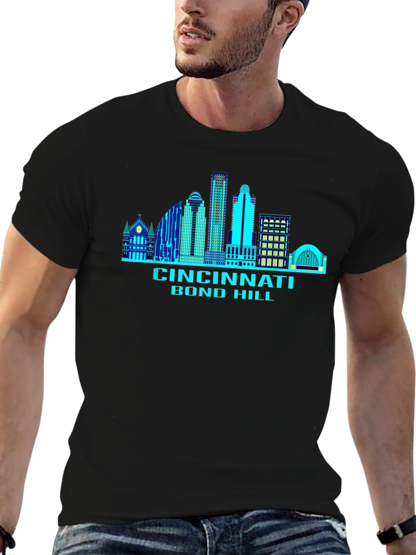 Cincinnati Skyline T-Shirt - Bond Hill