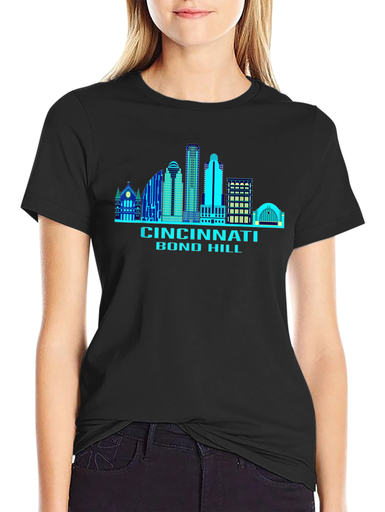 Cincinnati Skyline T-Shirt - Bond Hill