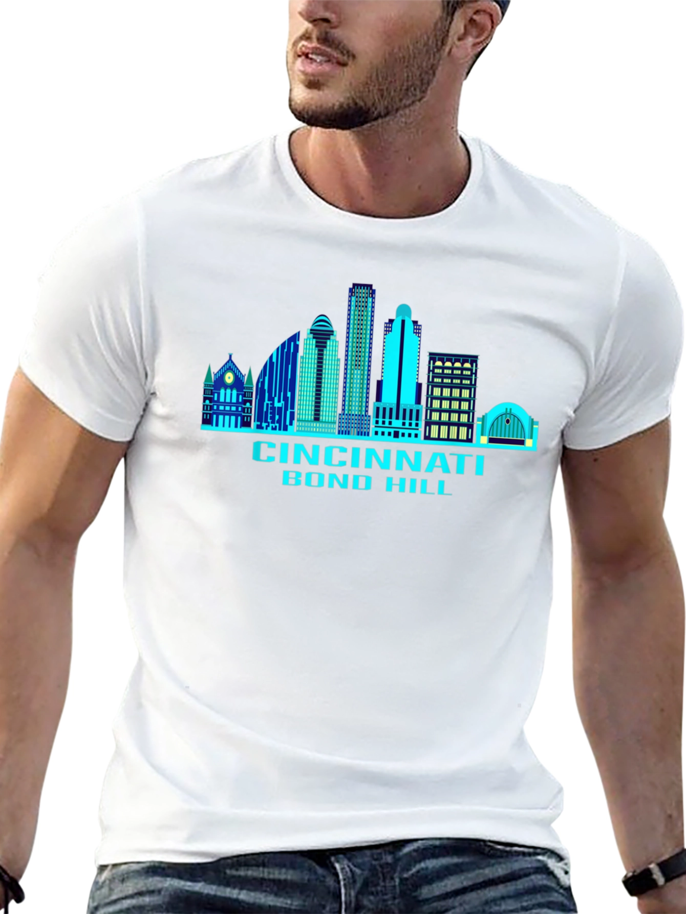 Cincinnati Skyline T-Shirt - Bond Hill