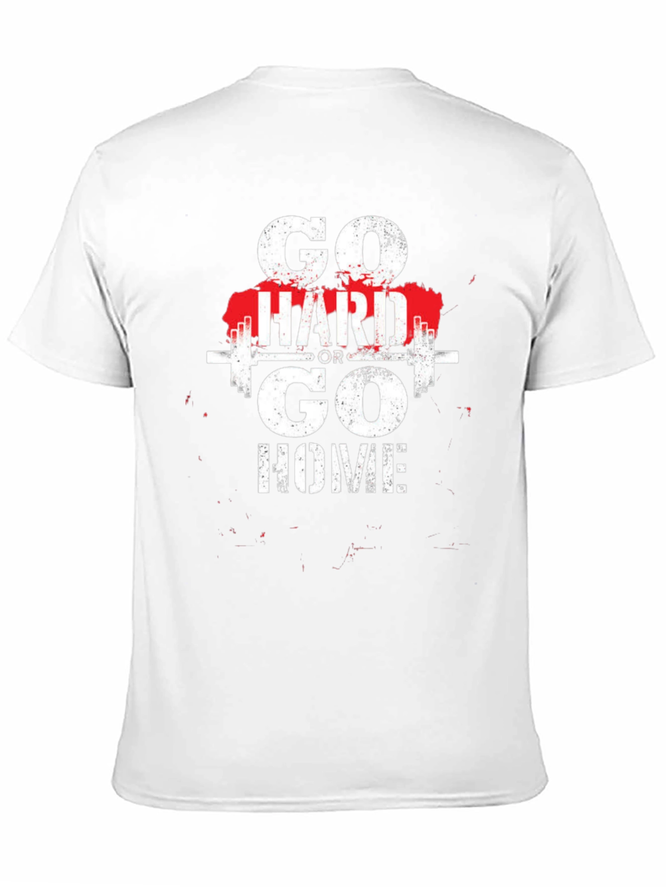 Go Hard or Go Home Black Graphic Tee