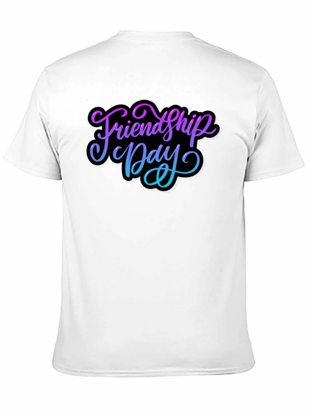 Friendship Day Black T-Shirt