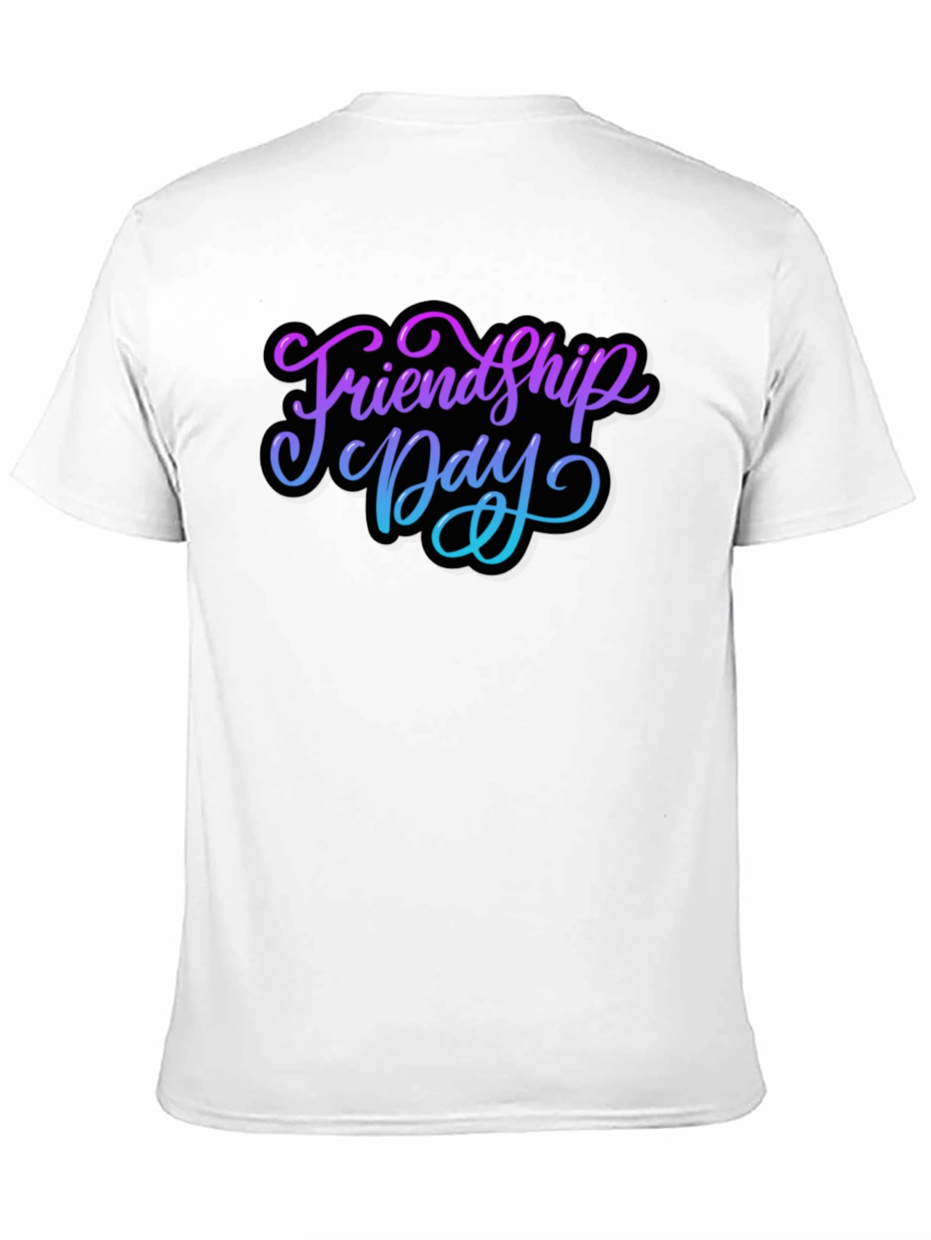 Friendship Day Black T-Shirt