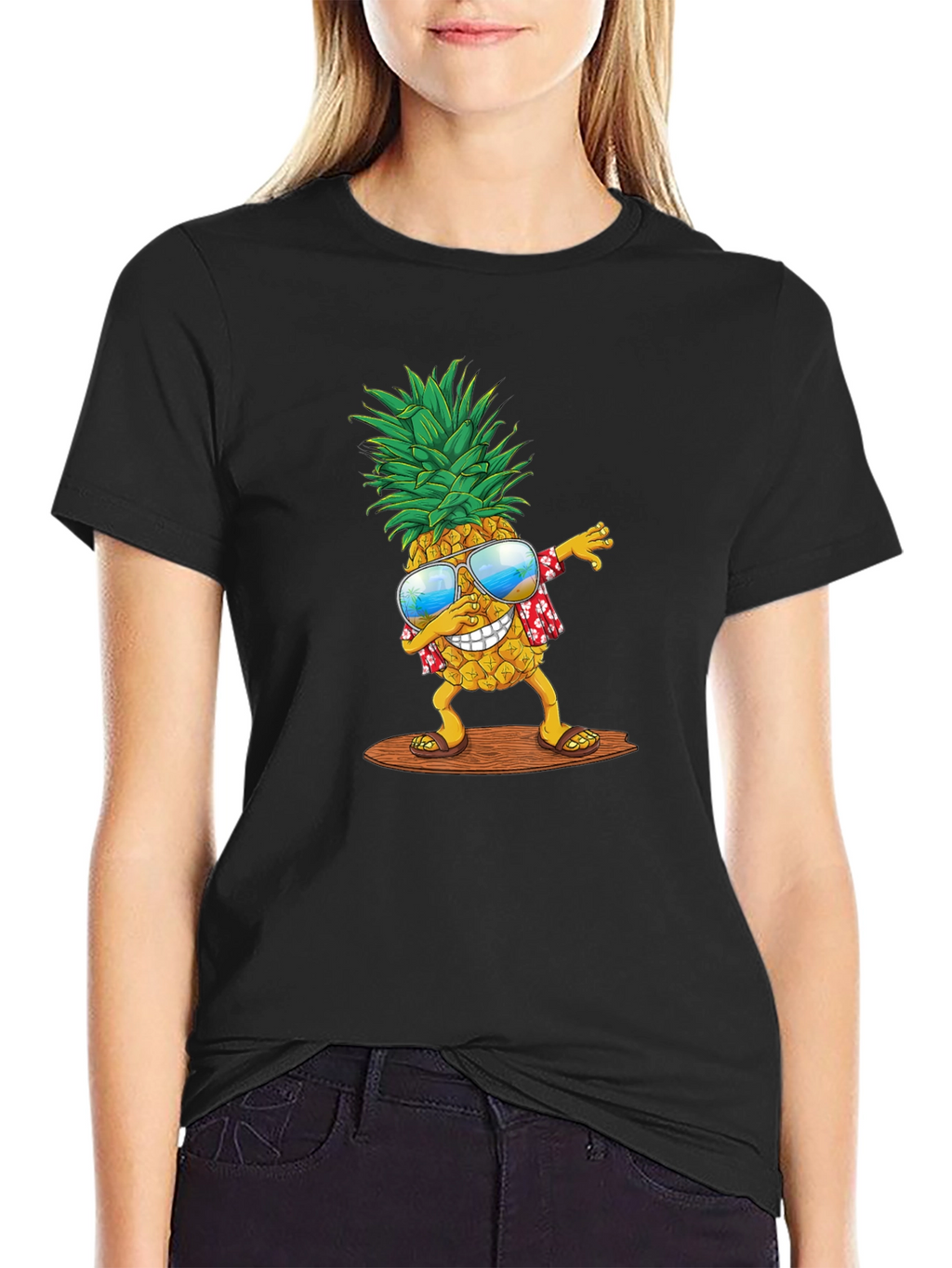 Dabbing Pineapple T-Shirt - Tropical Summer Vibes