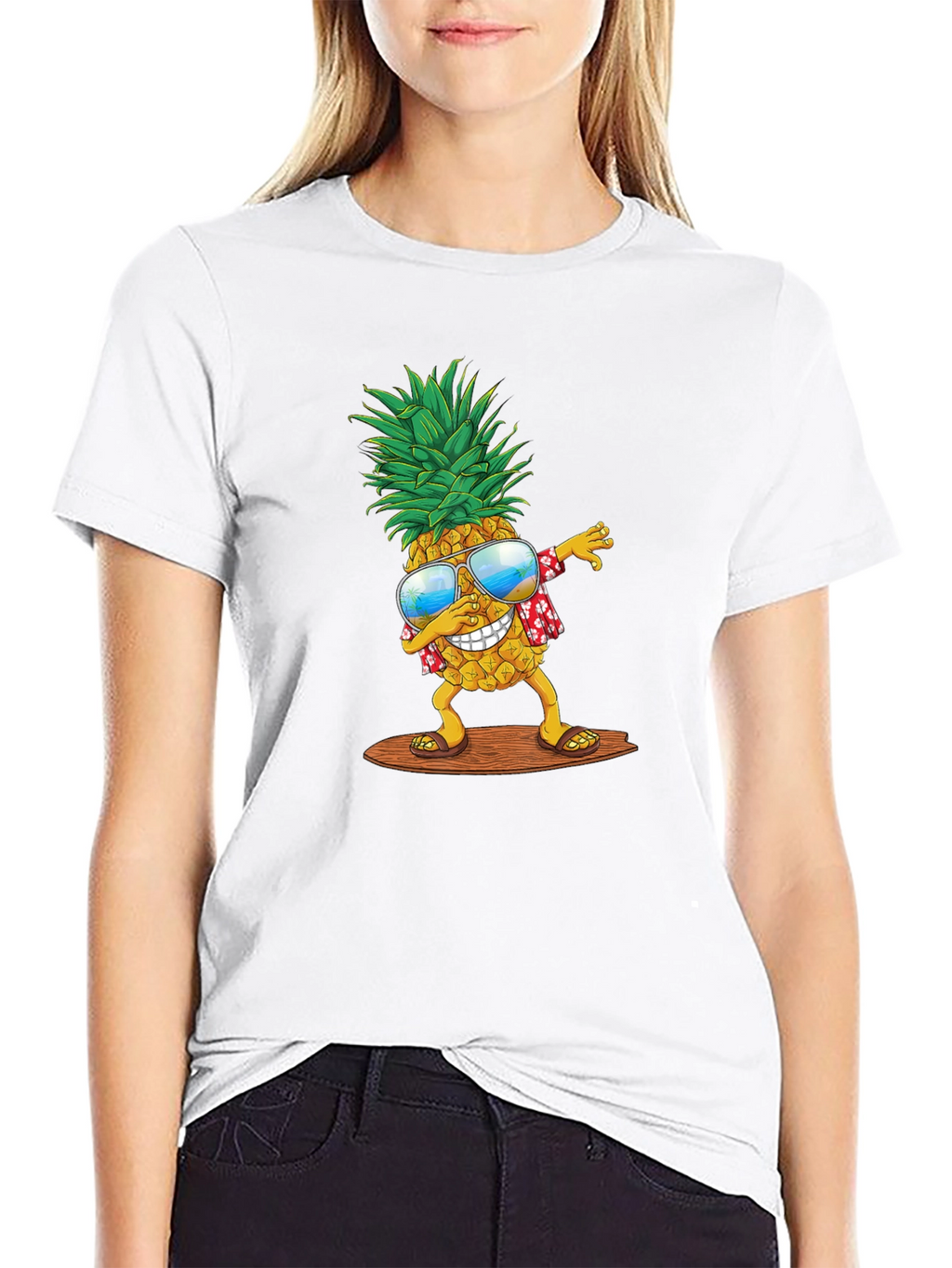 Dabbing Pineapple T-Shirt - Tropical Summer Vibes