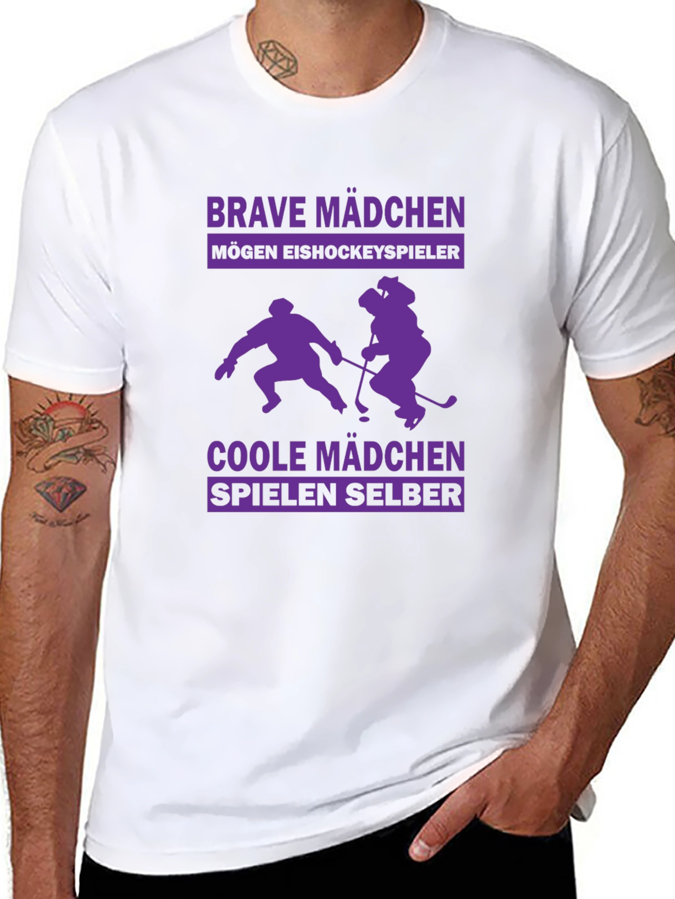 Brave Mädchen Hockey T-Shirt