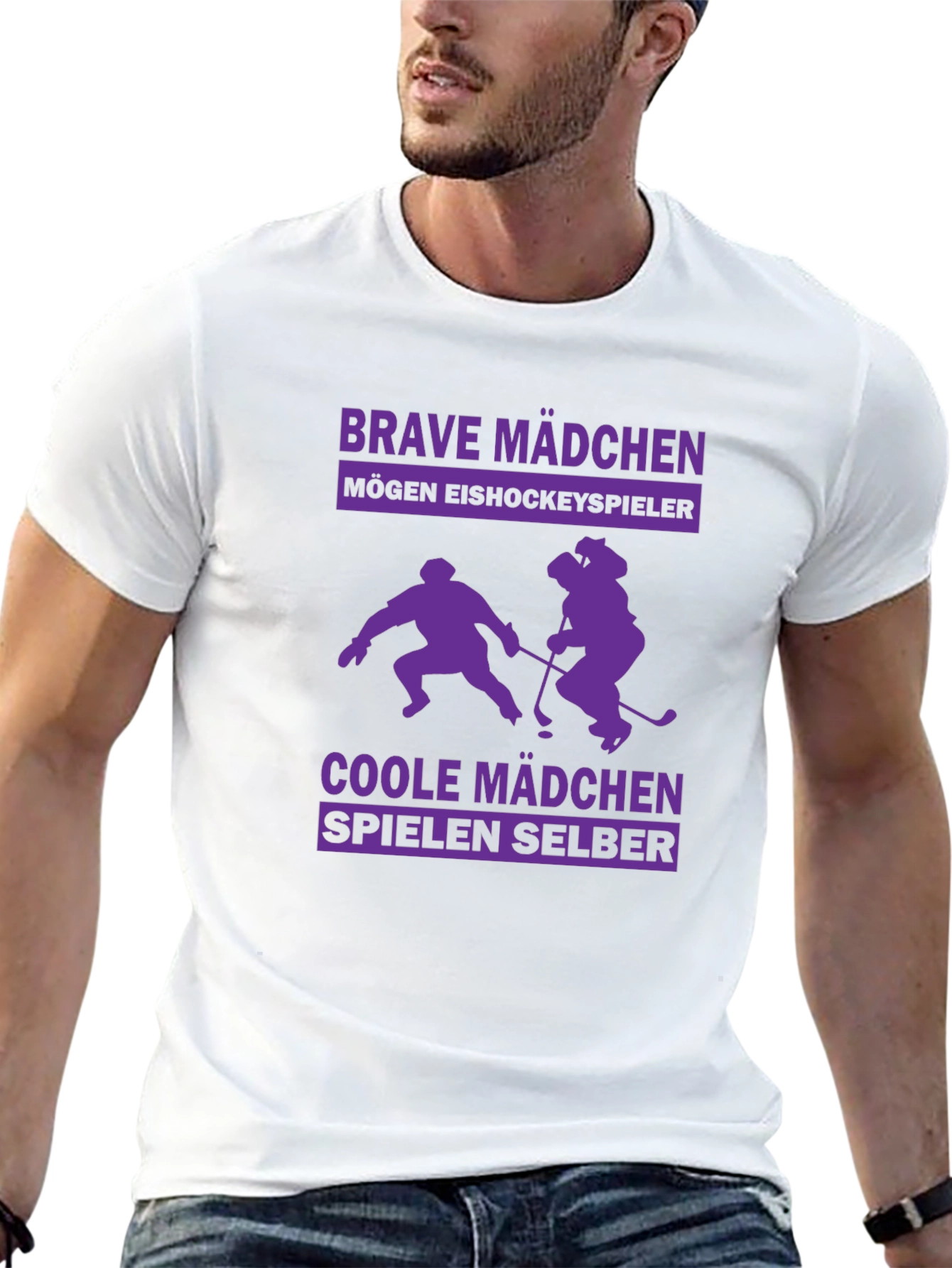 Brave Mädchen Hockey T-Shirt