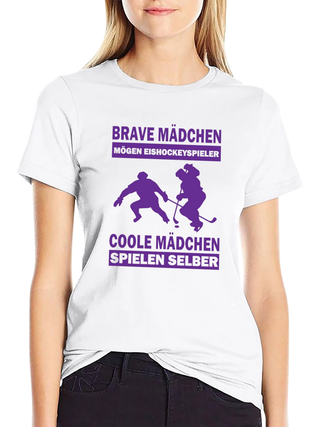 Brave Mädchen Hockey T-Shirt