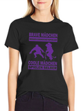 Brave Mädchen Hockey T-Shirt