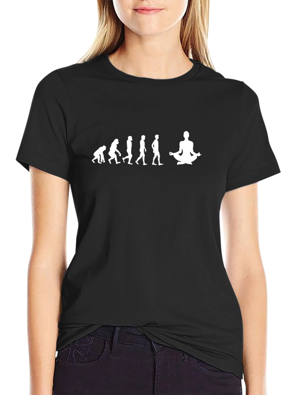Evolution to Yogi Black T-Shirt