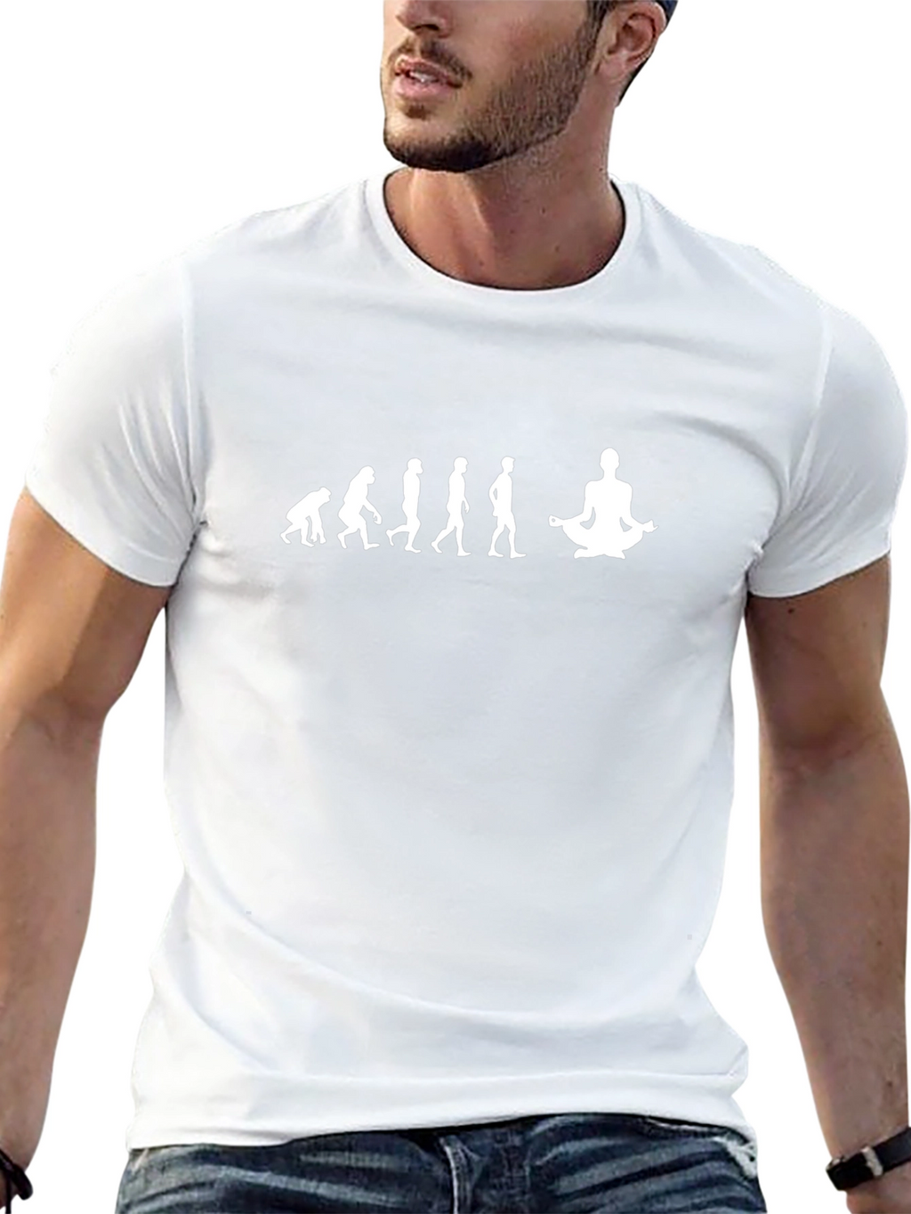 Evolution to Yogi Black T-Shirt