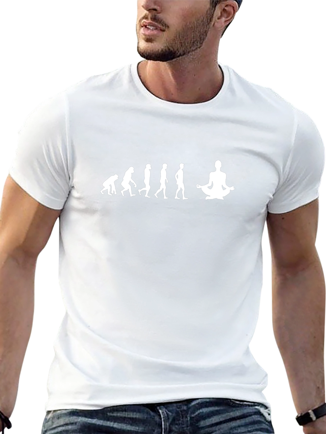 Evolution to Yogi Black T-Shirt
