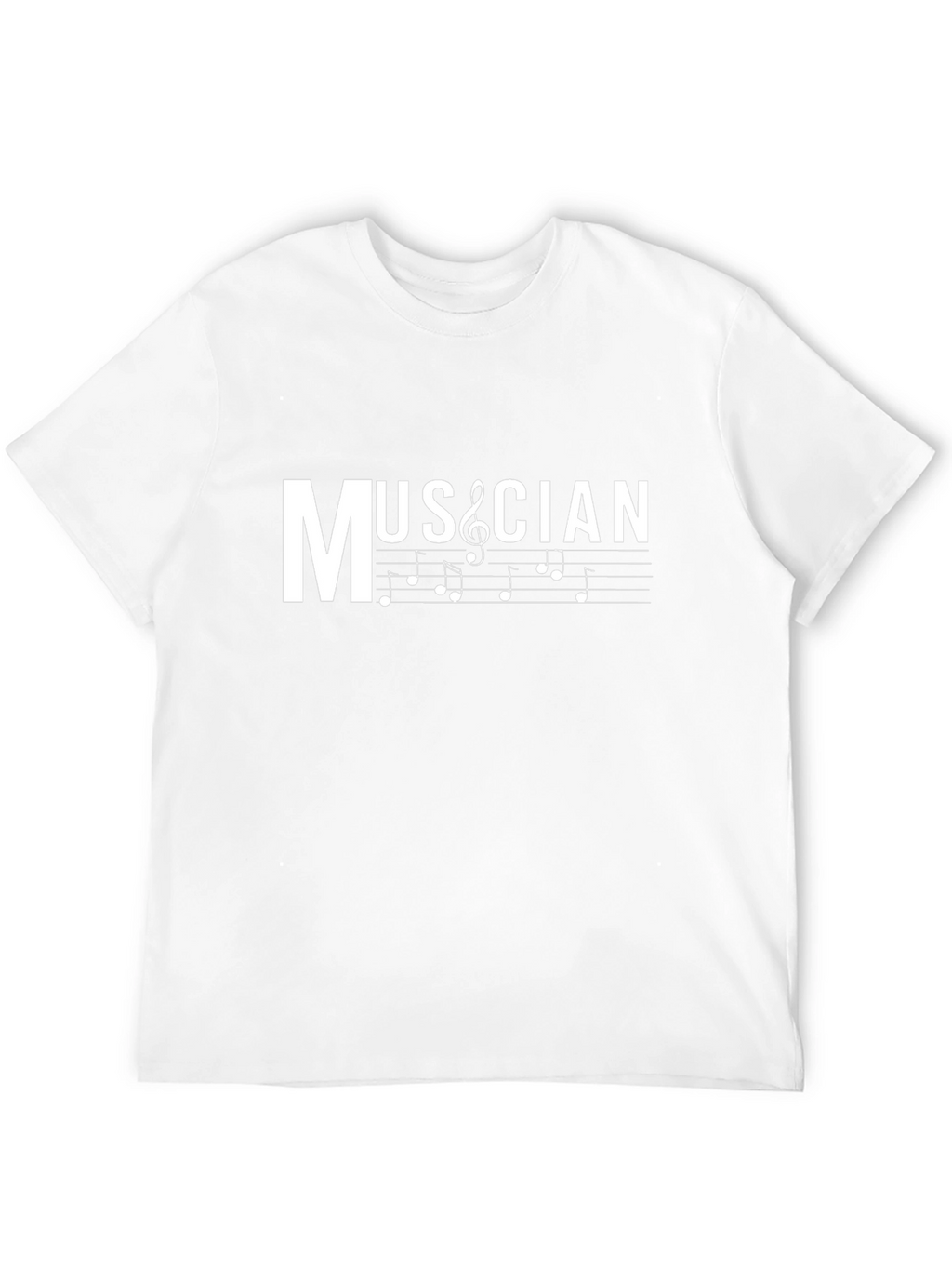 Musician Treble Clef T-Shirt - Black