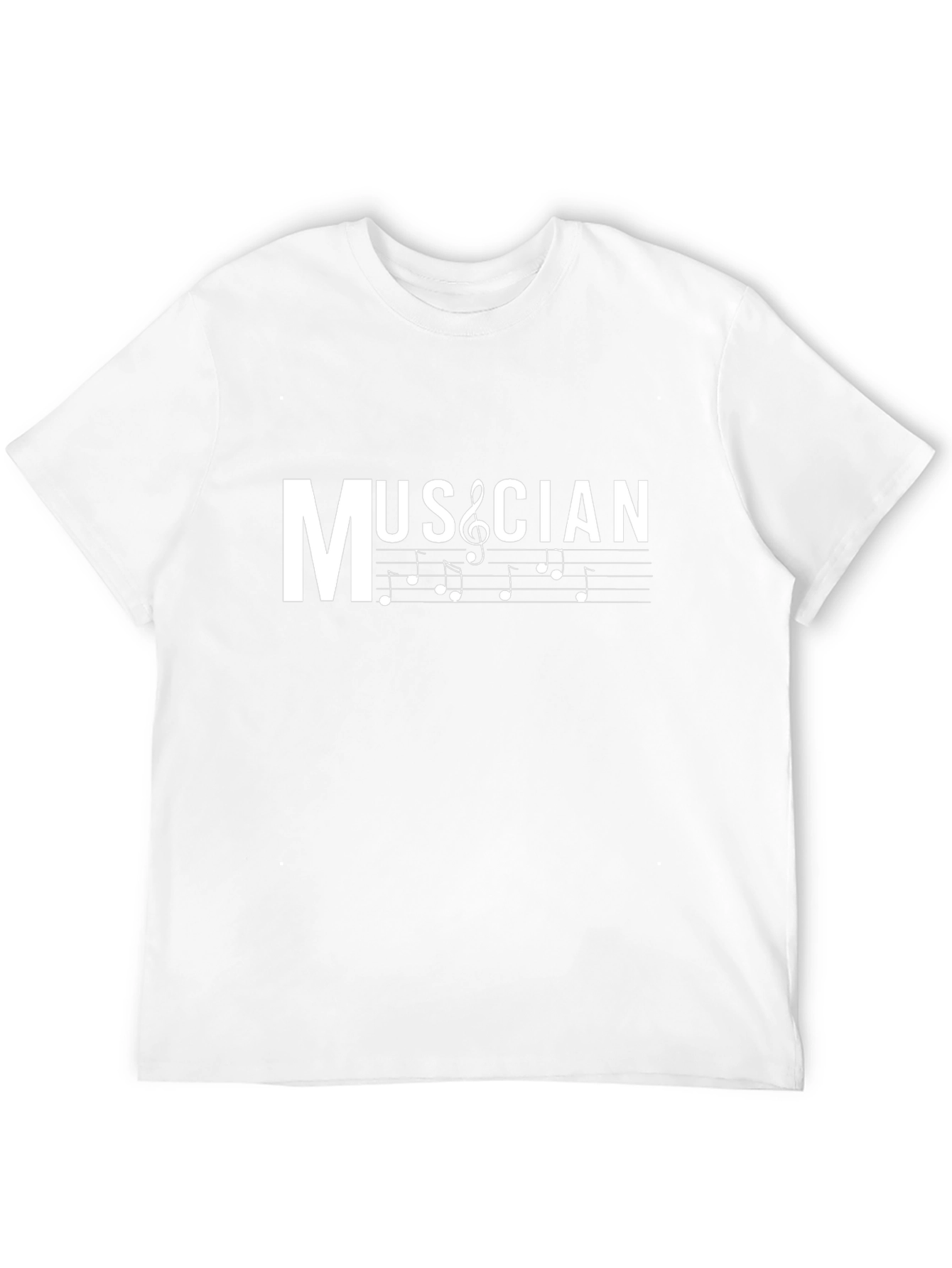 Musician Treble Clef T-Shirt - Black