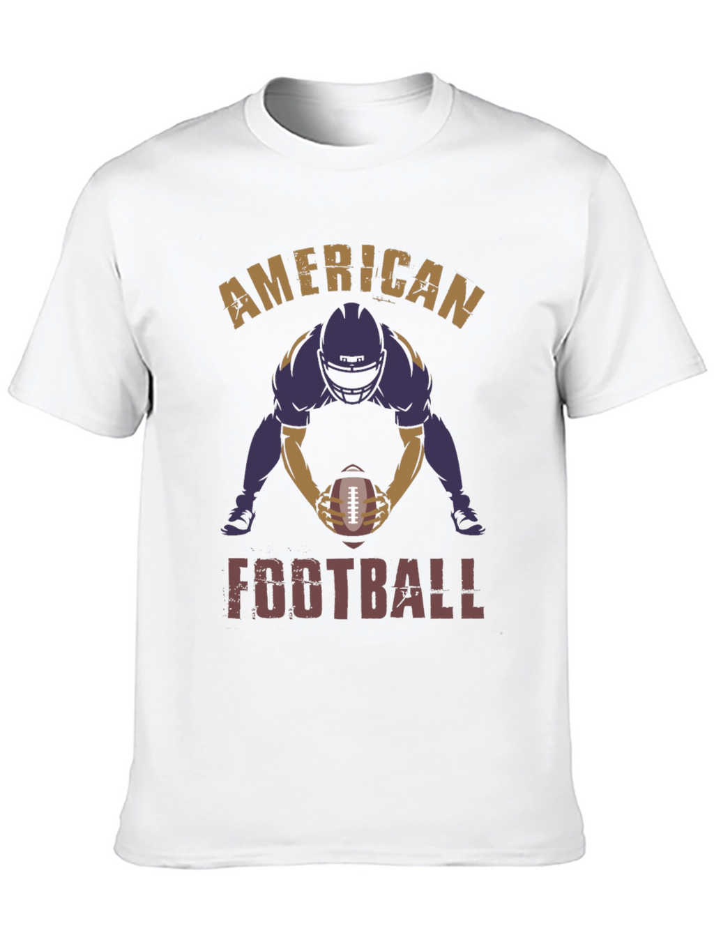 American Football Player Graphic Print T-Shirt