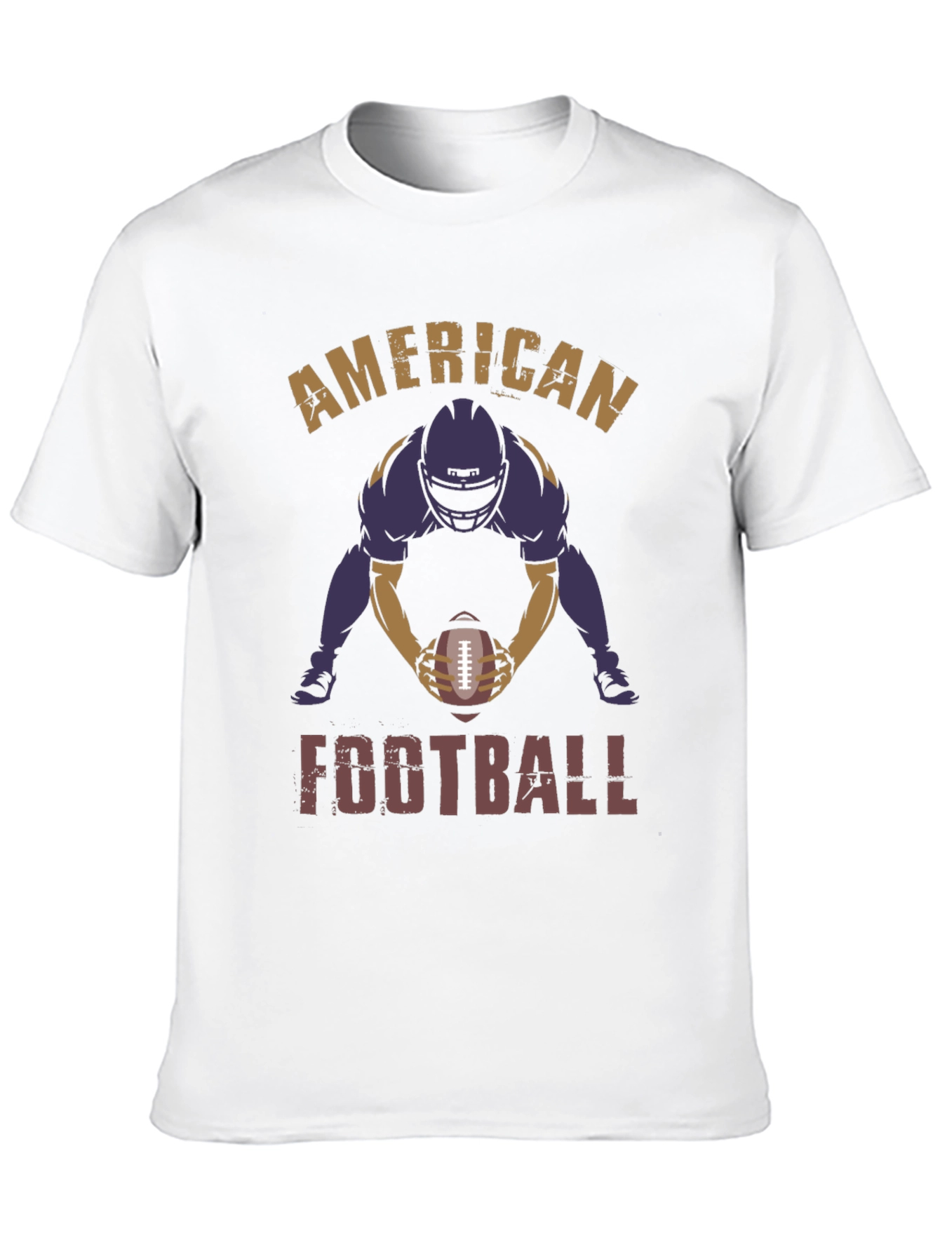 American Football Player Graphic Print T-Shirt