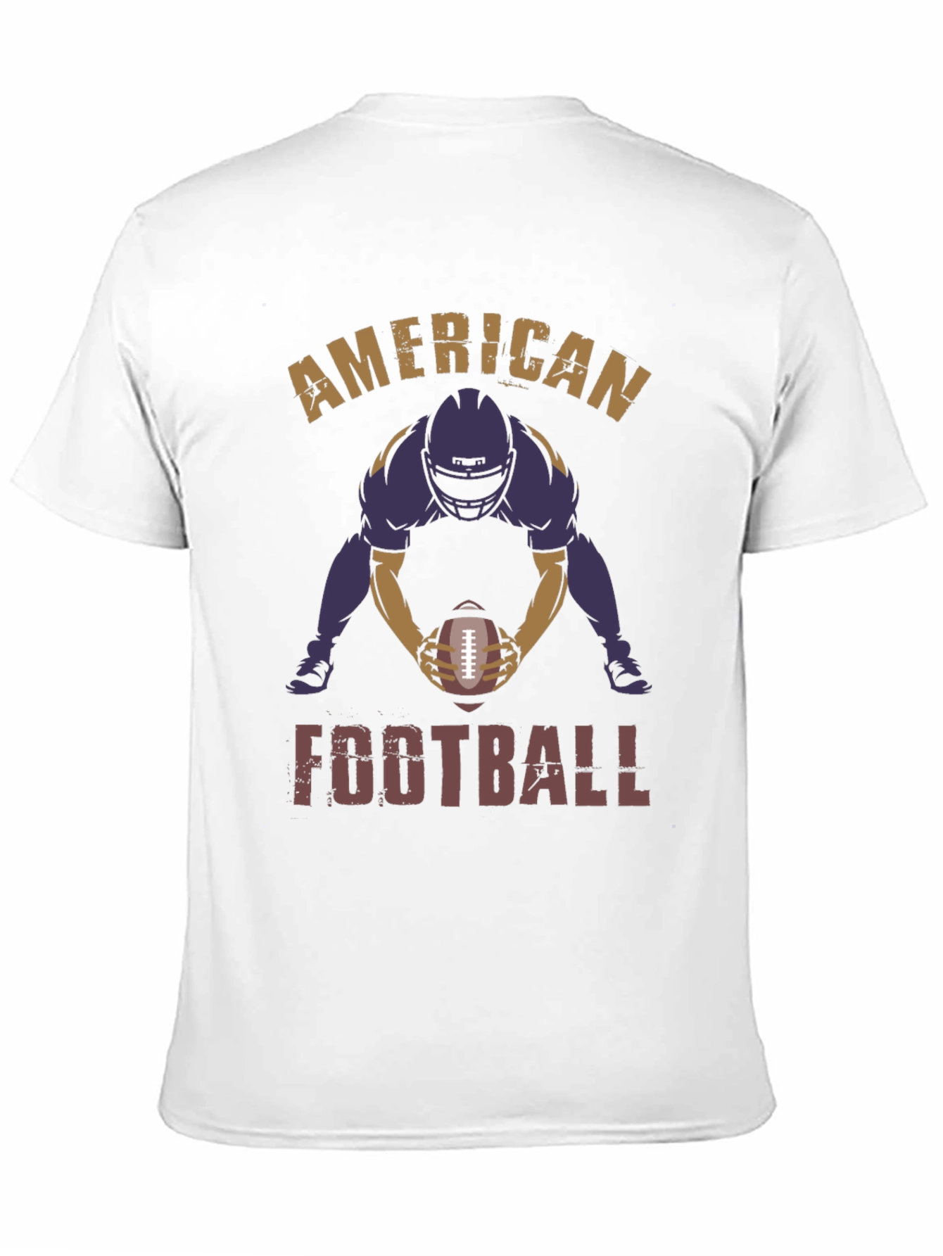 American Football Player Graphic Print T-Shirt