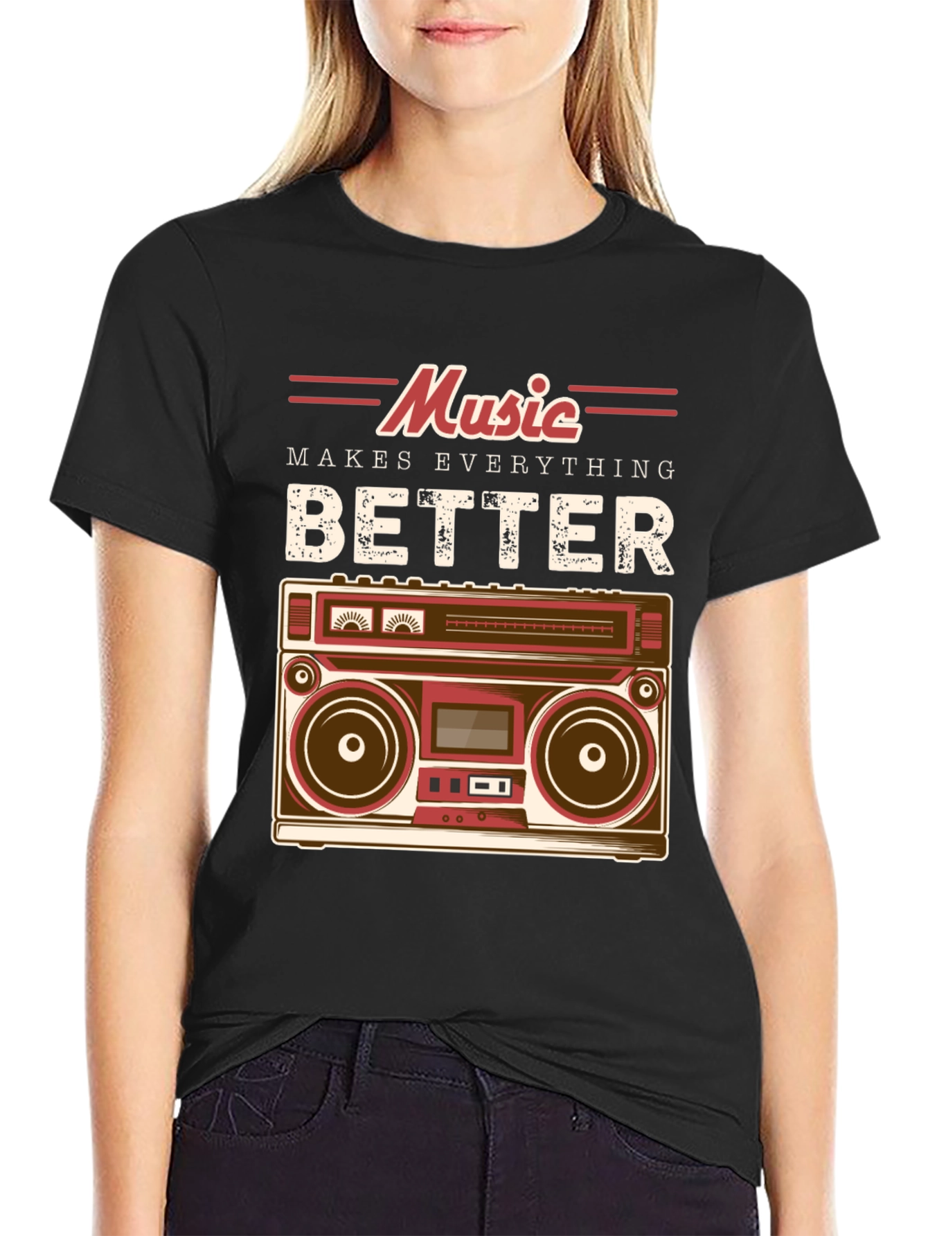 Music Makes Everything Better Graphic Tee