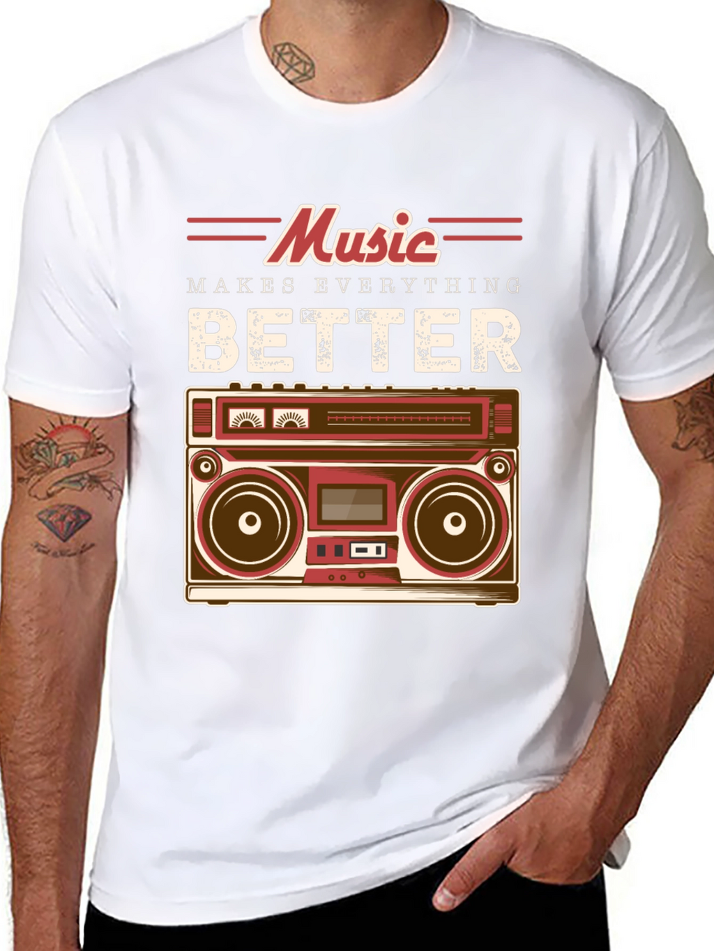 Music Makes Everything Better Graphic Tee