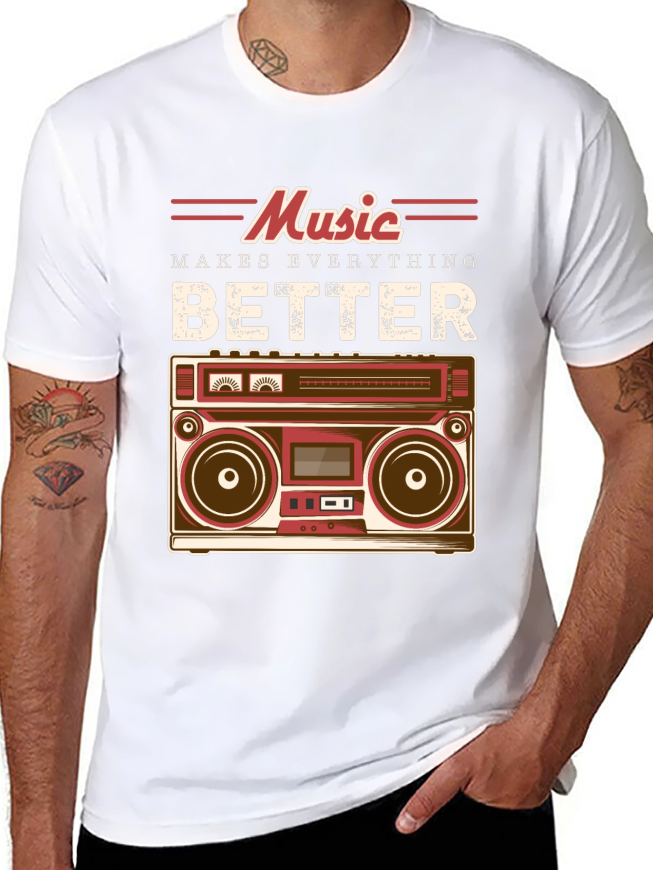 Music Makes Everything Better Graphic Tee