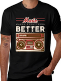Music Makes Everything Better Graphic Tee