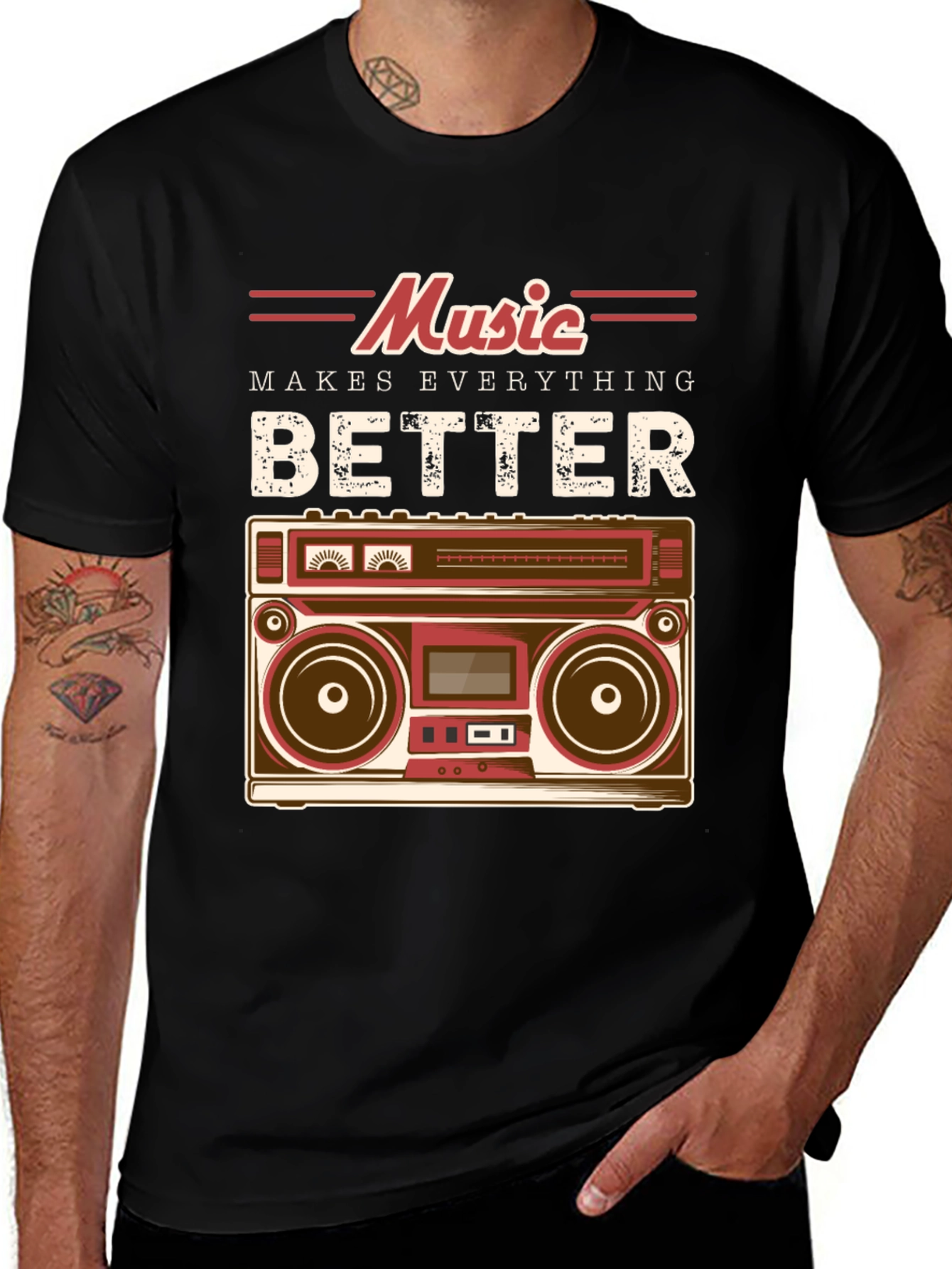 Music Makes Everything Better Graphic Tee