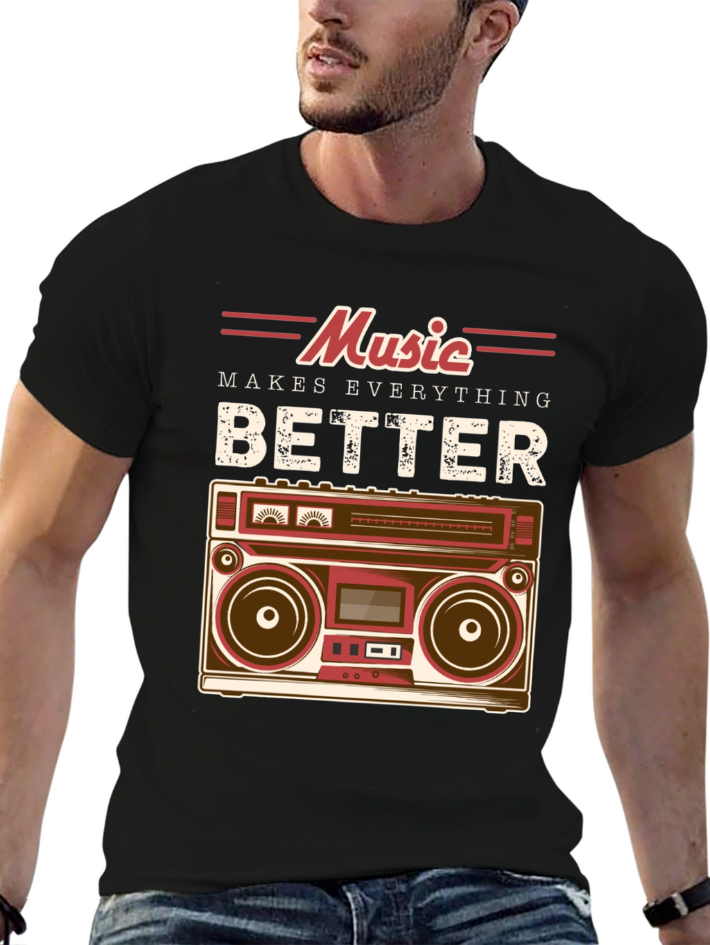 Music Makes Everything Better Graphic Tee