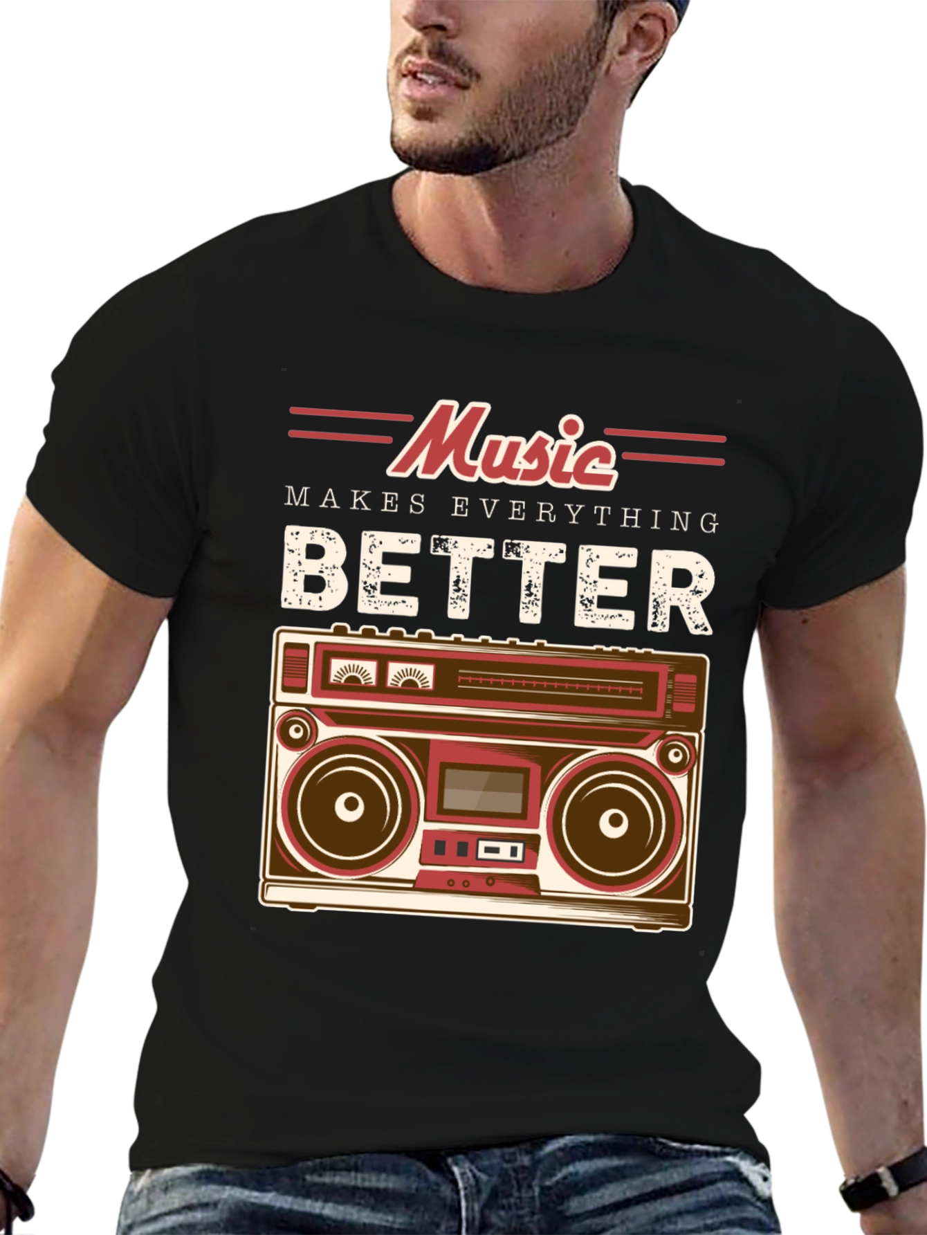 Music Makes Everything Better Graphic Tee