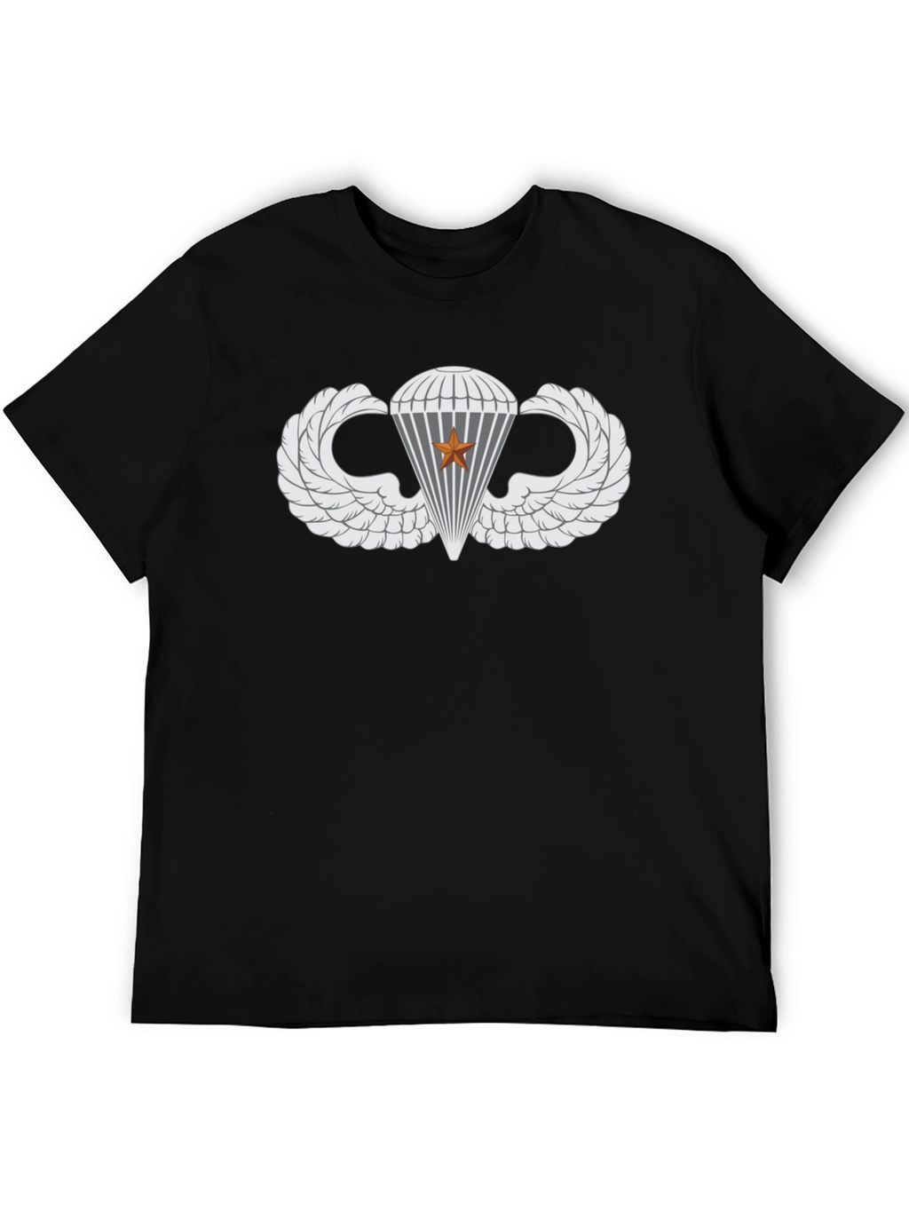 Paratrooper Wings Black T-Shirt