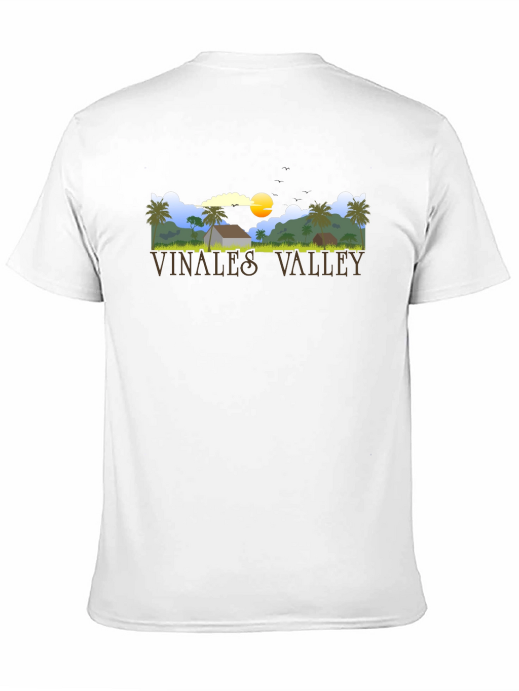 Vinales Valley Graphic Tee - Black Cotton T-Shirt