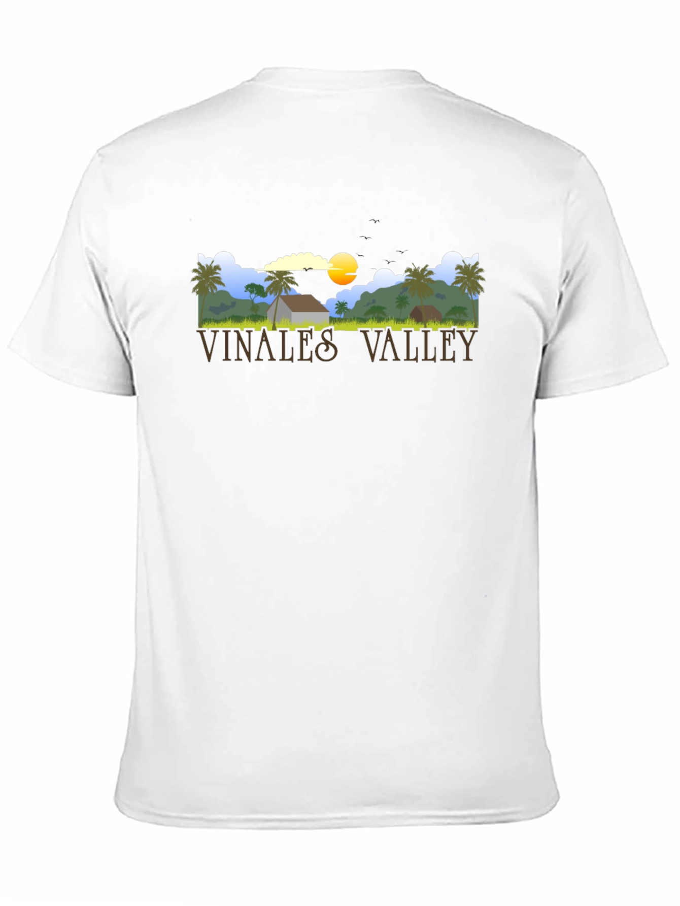 Vinales Valley Graphic Tee - Black Cotton T-Shirt