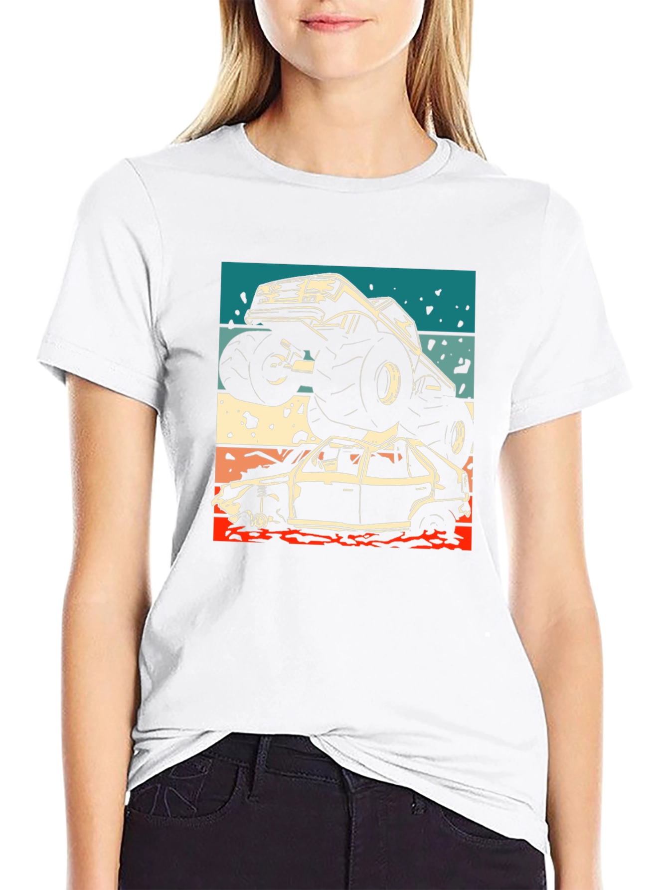 Monster Truck Rally Graphic T-Shirt