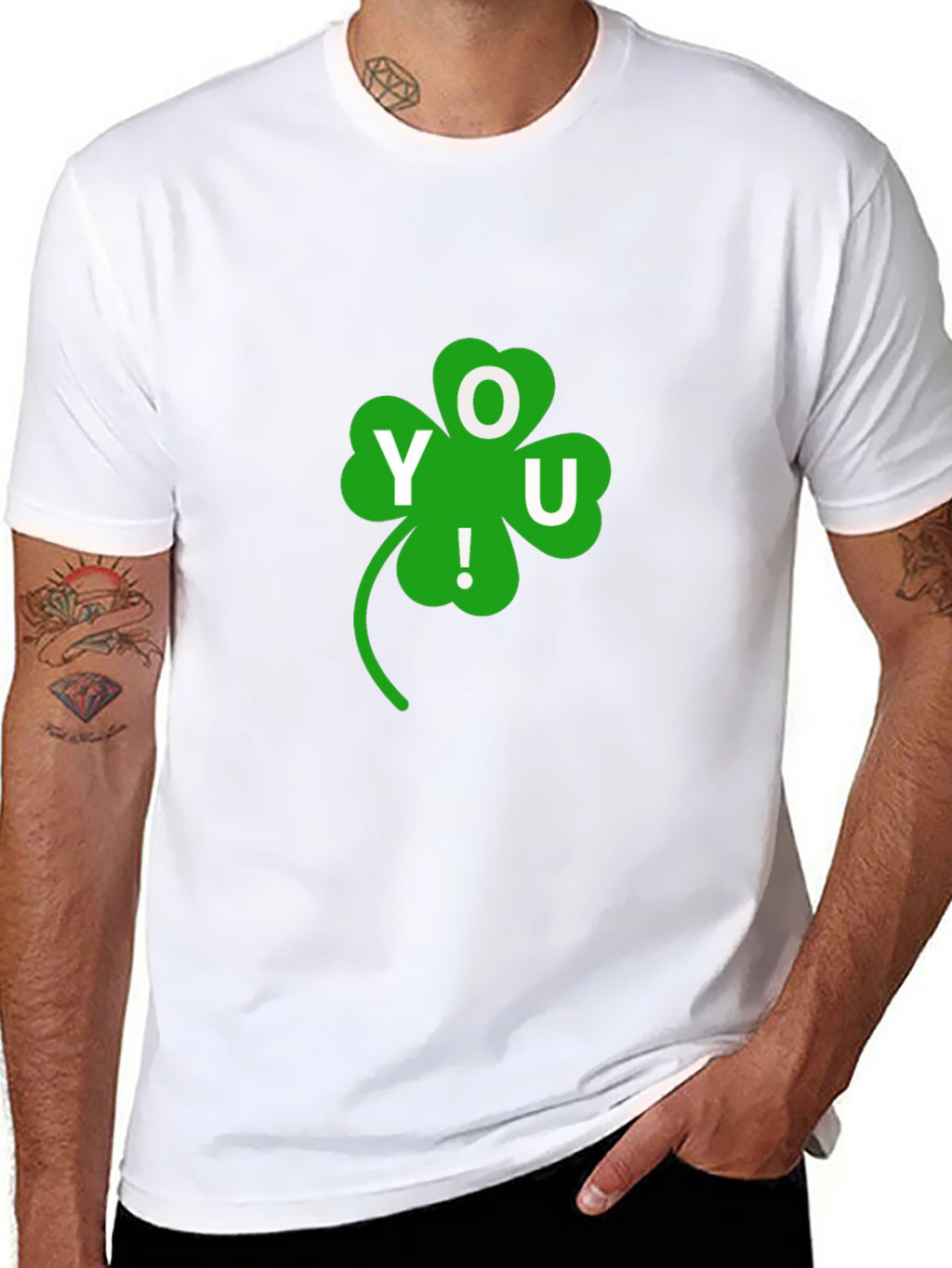 Lucky You Shamrock T-Shirt - Black Clover Tee