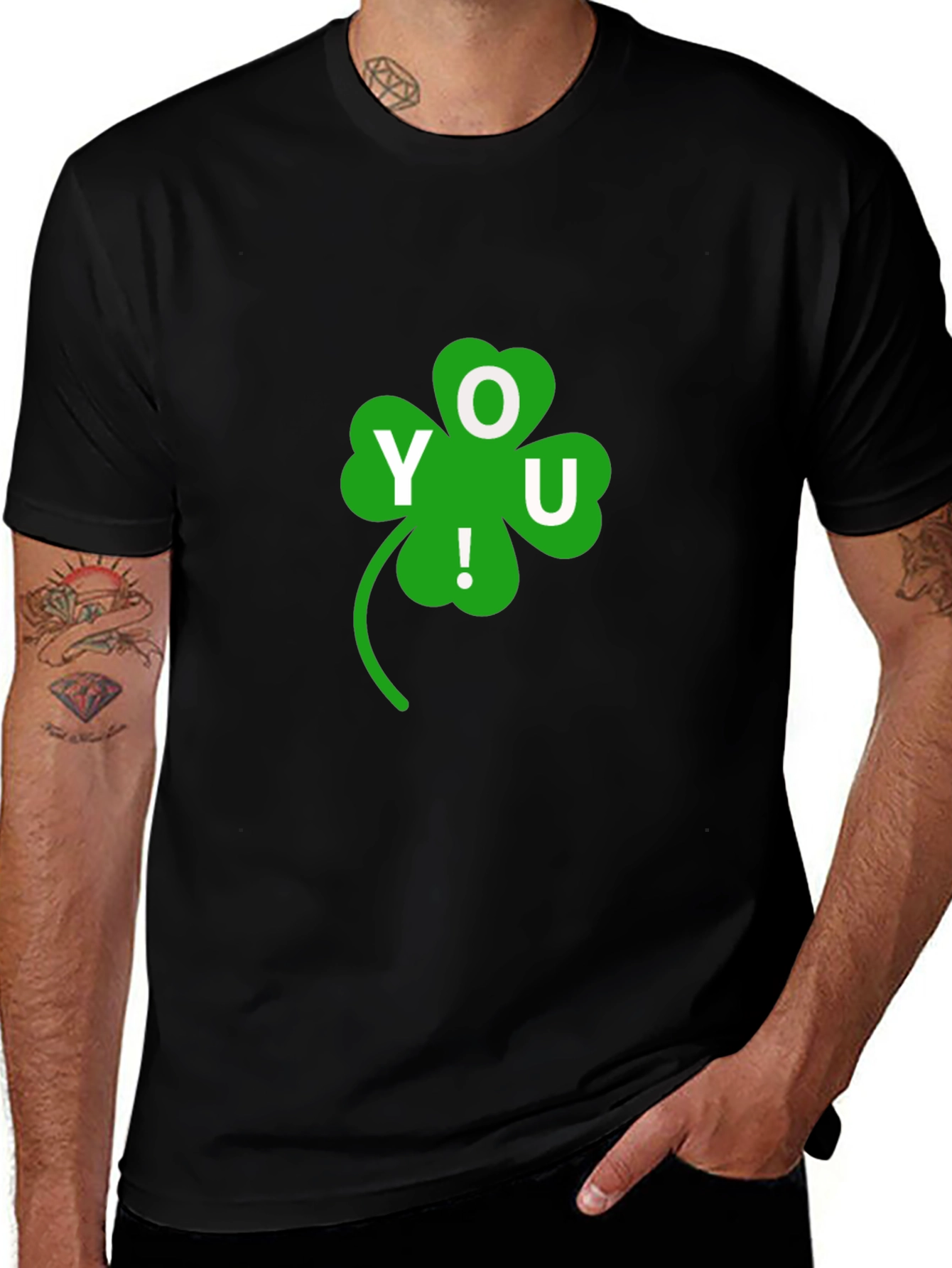 Lucky You Shamrock T-Shirt - Black Clover Tee