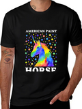 Unicorn American Paint Horse T-Shirt