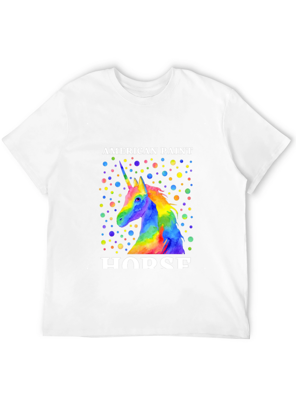Unicorn American Paint Horse T-Shirt