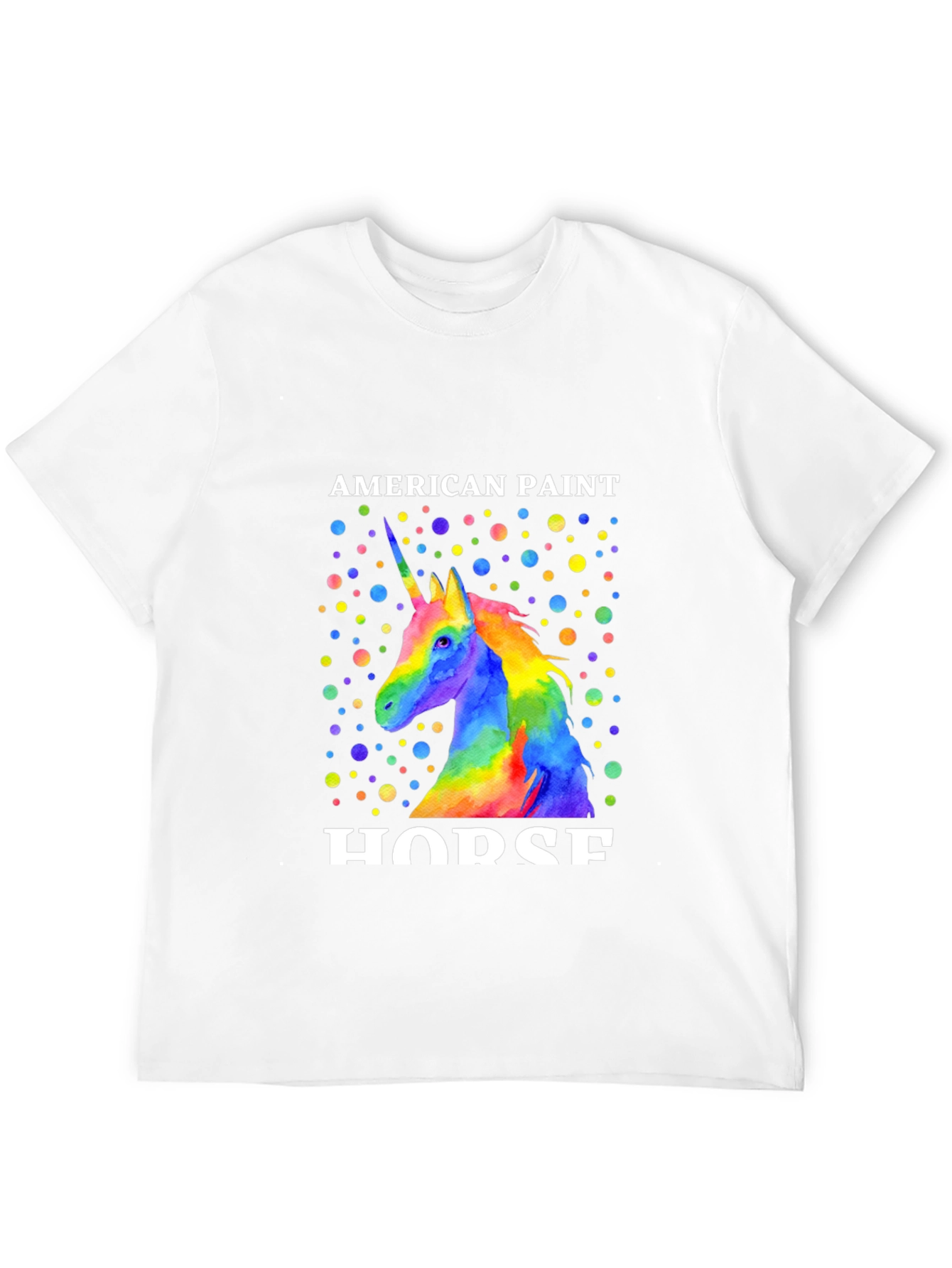 Unicorn American Paint Horse T-Shirt