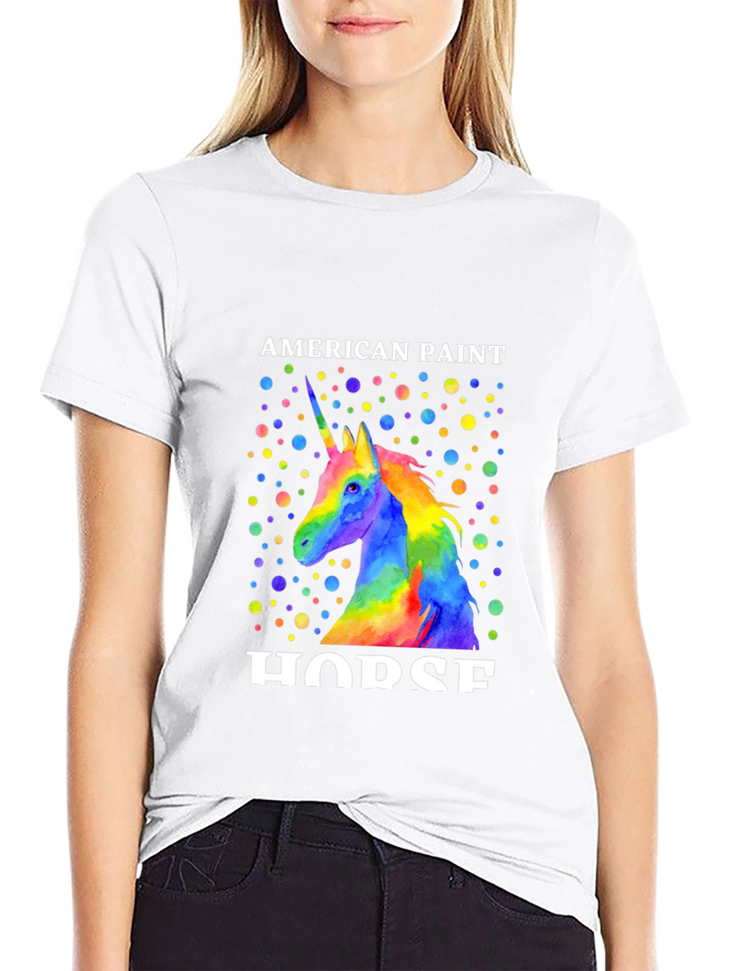 Unicorn American Paint Horse T-Shirt