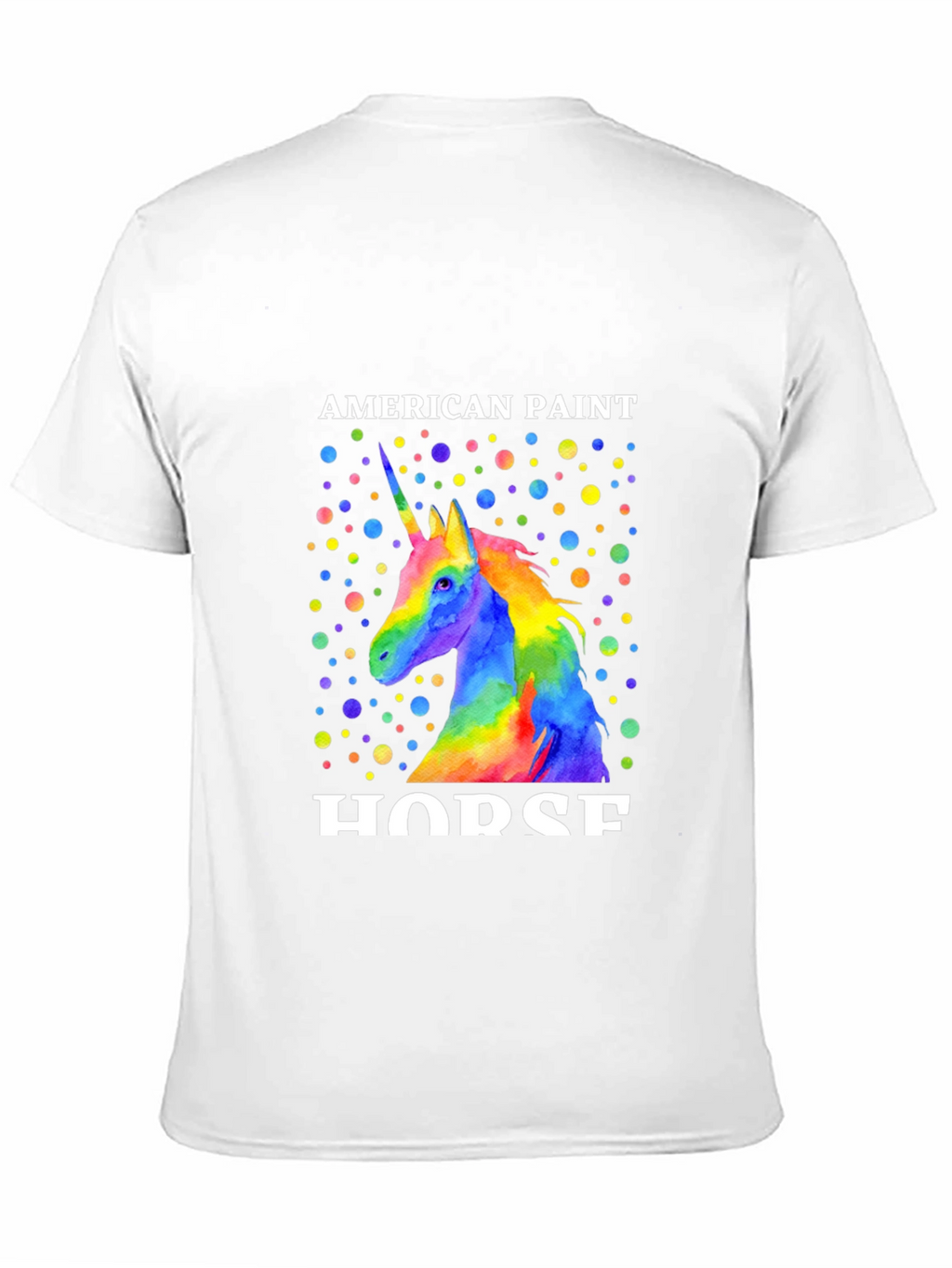 Unicorn American Paint Horse T-Shirt