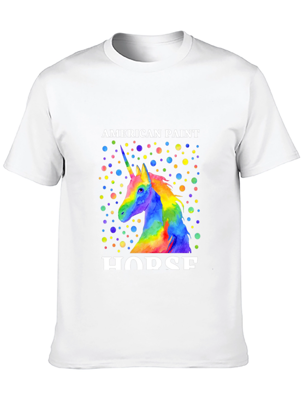Unicorn American Paint Horse T-Shirt